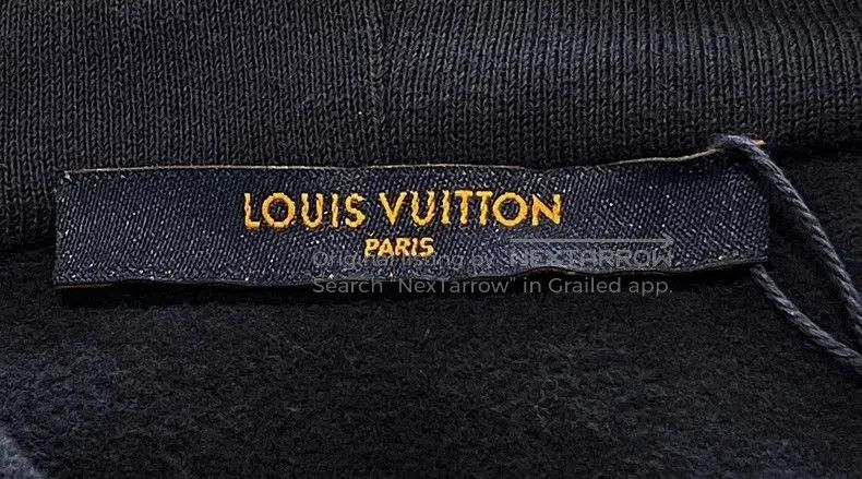 Louis Vuitton LV navy blue beaded sweatshirt M size. Size US M / EU 48-50 / 2 - 6 Thumbnail
