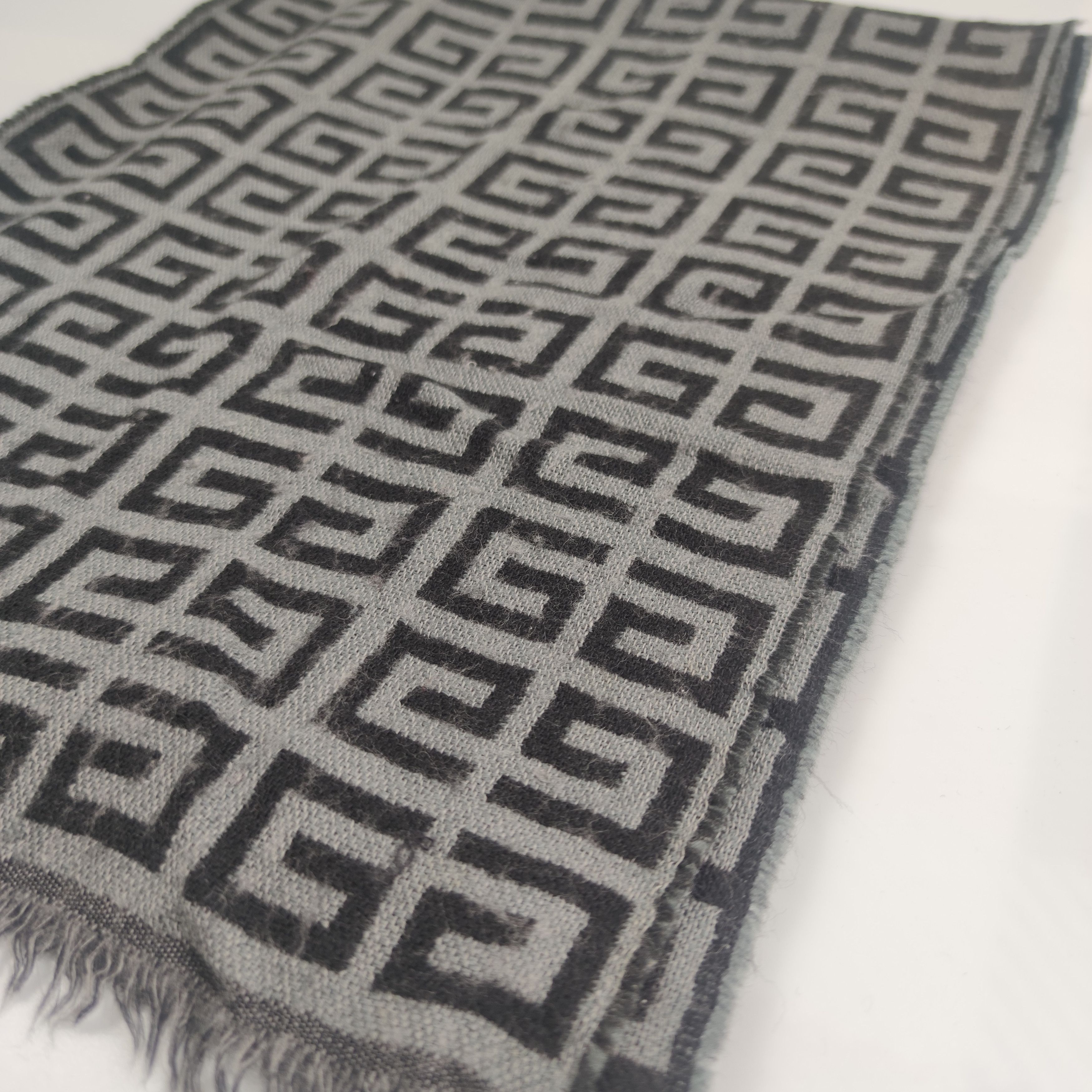 Givenchy Givenchy Monogram Scarf/Muffler/Wool S438 Size ONE SIZE - 4 Thumbnail