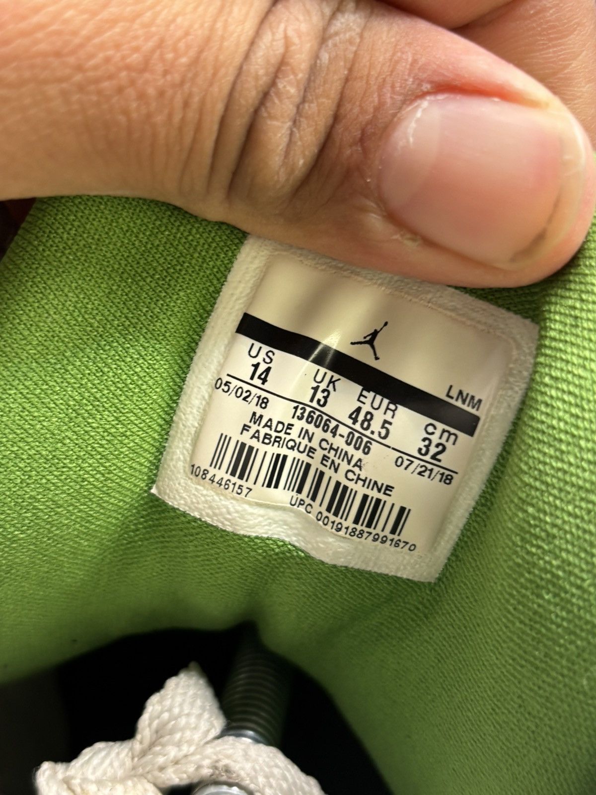 Jordan Brand Air Jordan 3 chlorophyll Size US 14 / EU 47 - 6 Thumbnail