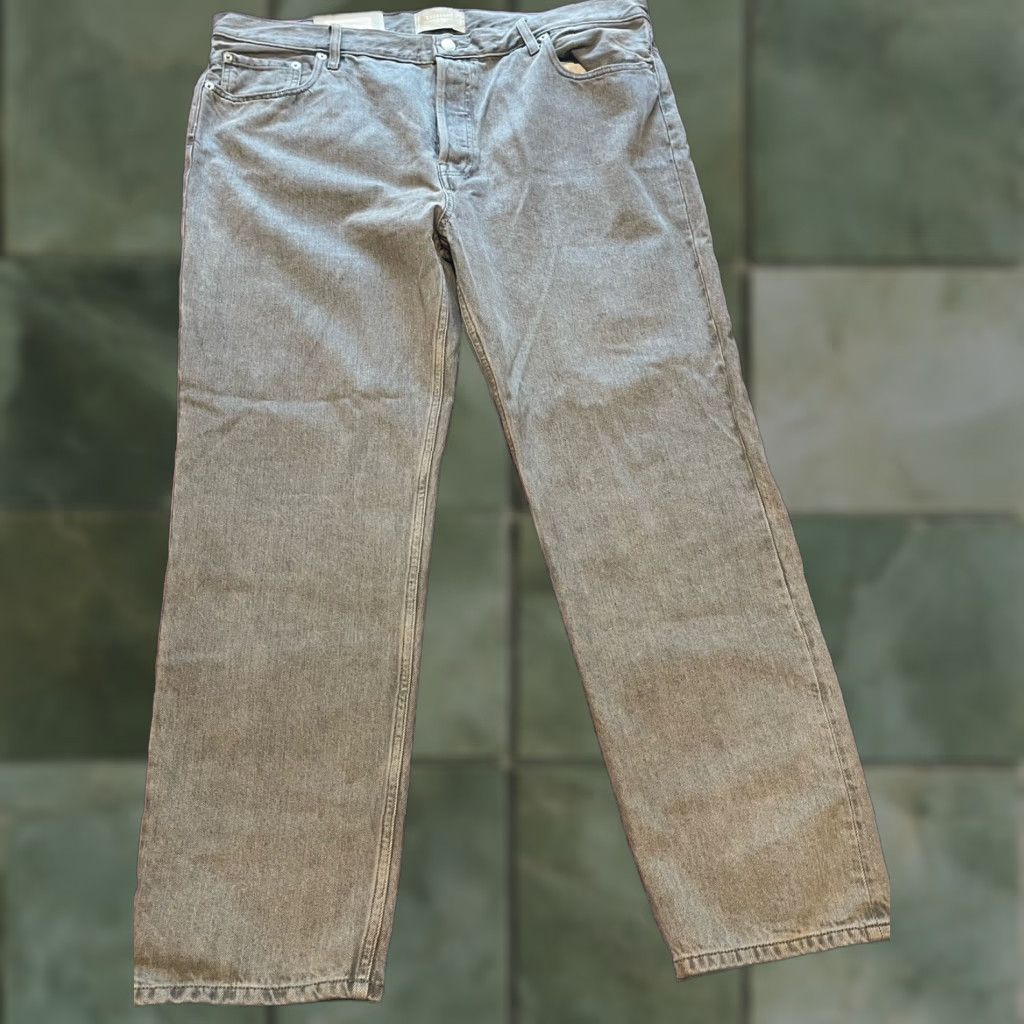 VINTAGE Everlane Relaxed Straight Jeans Woman Tall 33 Long Gray Jeans Straight 40 Waist 30 Inseam