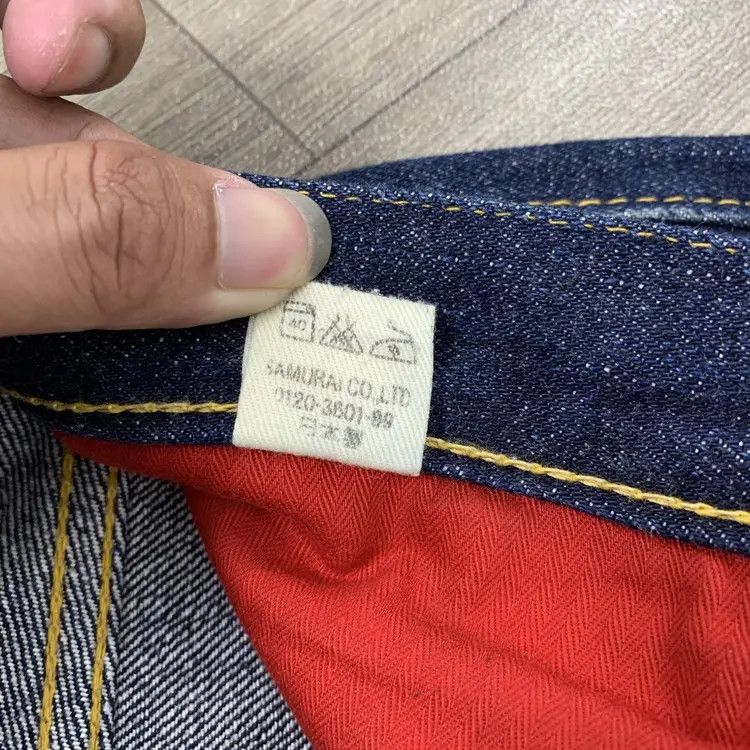 Samurai Jeans Samurai S3000VX 17oz Selvedge Denim Size US 31 - 13 Thumbnail