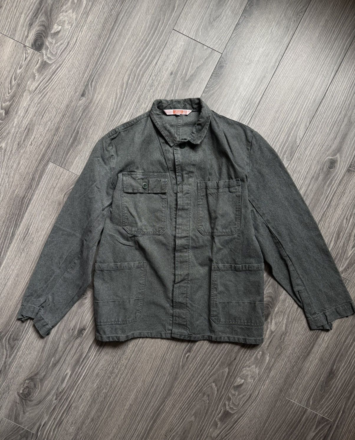 Other Vintage French Workwear Utility Chore Lutteurs Ficher Jacket Size US M / EU 48-50 / 2 - 1 Thumbnail