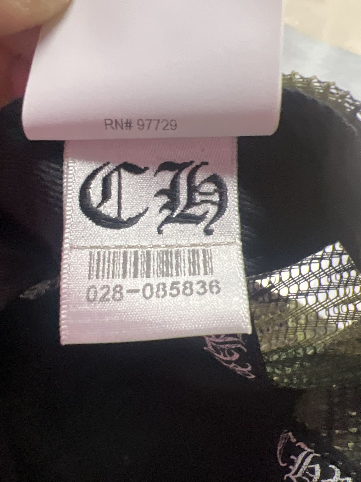 Chrome Hearts Chrome heart orange cross trucker hat Size ONE SIZE - 6 Thumbnail