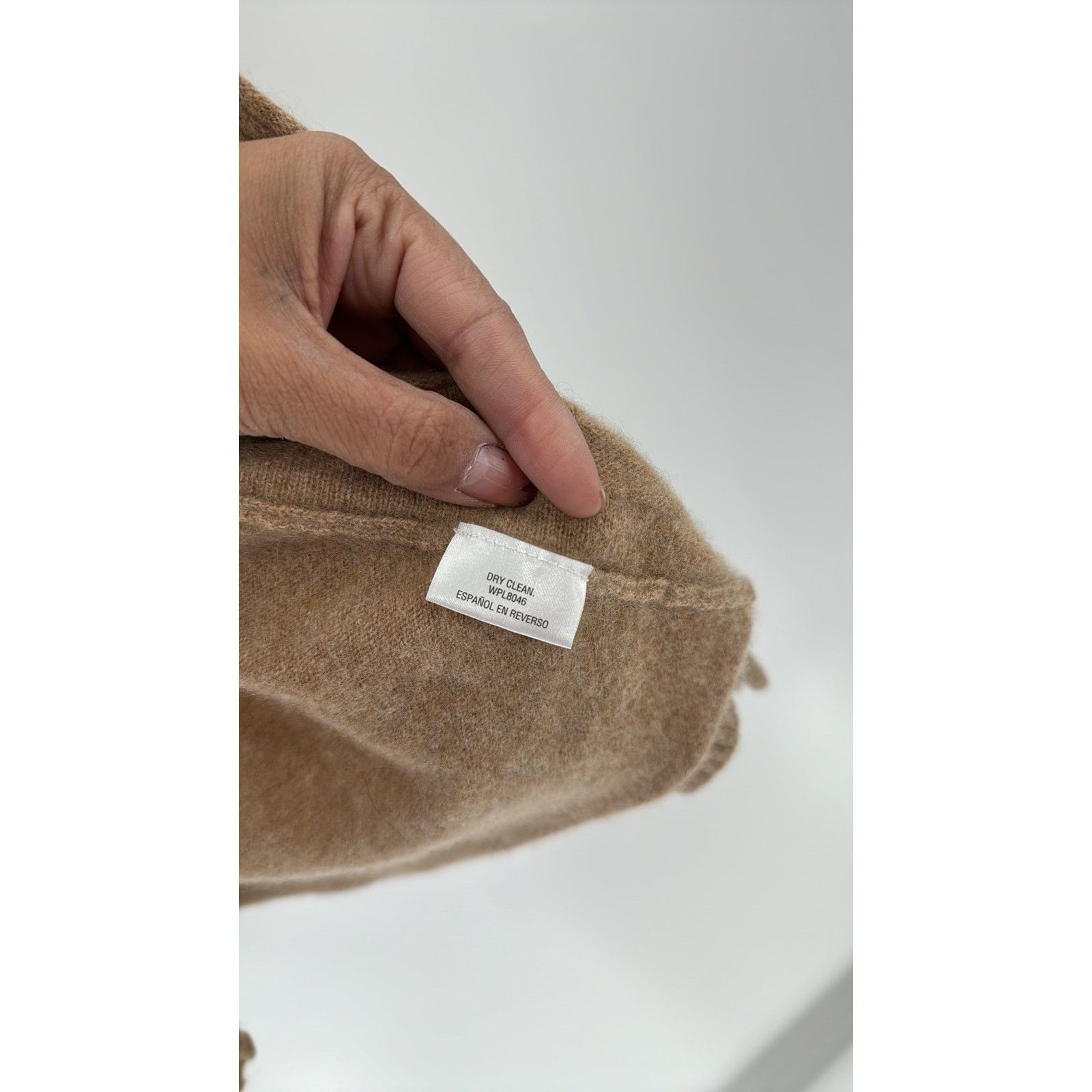 Other Charter Club Cashmere Ribbed Draped Tan Cardigan Sweater Size XS / US 0-2 / IT 36-38 - 6 Thumbnail
