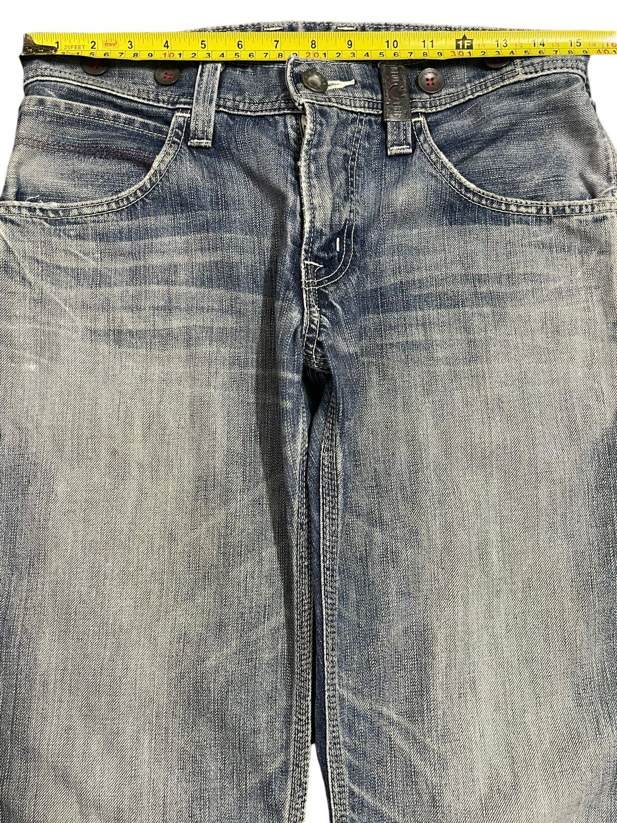 Edwin Vintage Edwin Blue Trip Faded Bleached Style Carpenter Jeans Size US 30 / EU 46 - 11 Thumbnail