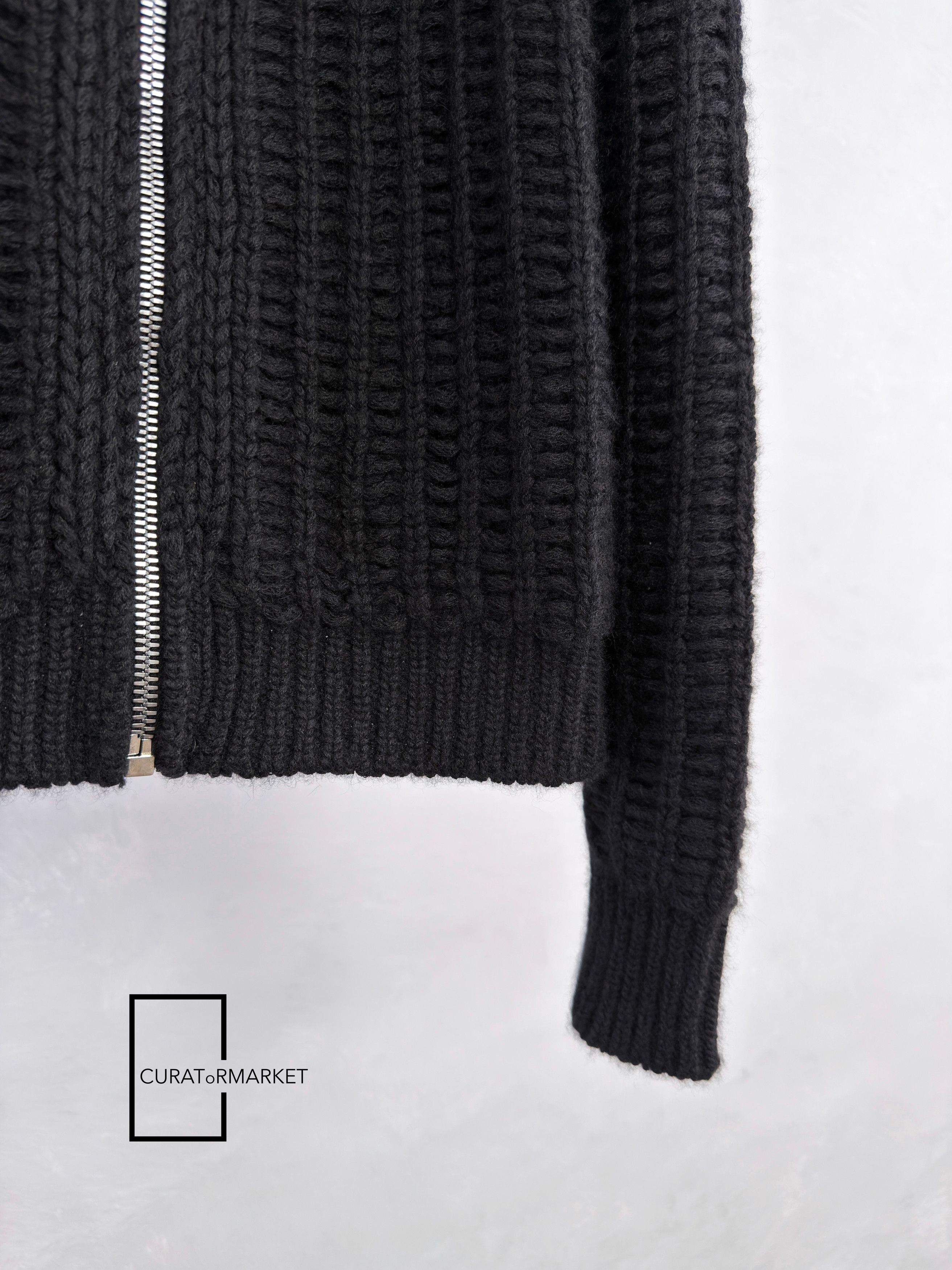 Rick Owens RARE GRAIL Cashmere Silk Zipped Hoodie Knit FW24 Porterville Size US M / EU 48-50 / 2 - 4 Thumbnail