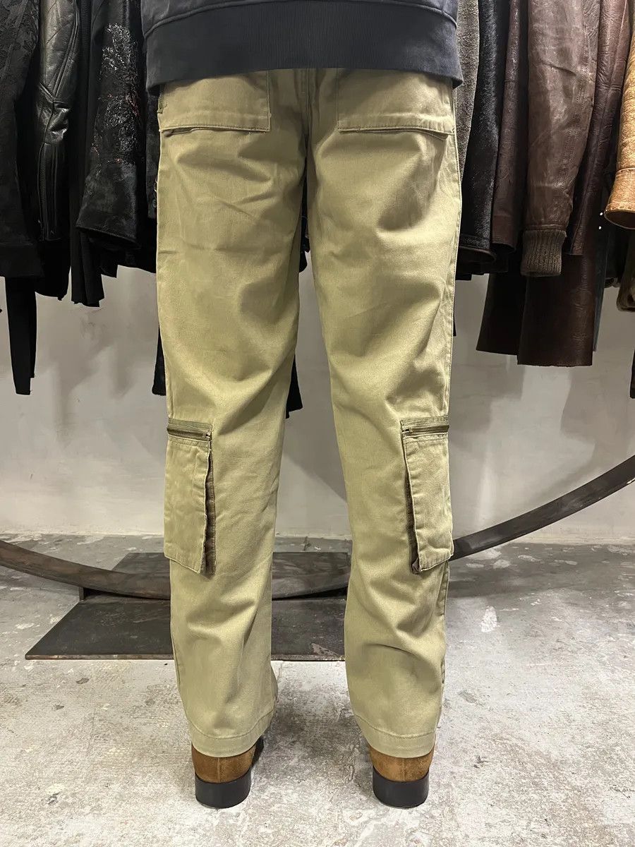 Just Cavalli SS2005 Cavalli Olive Military Multi Zips Cargo Pants Size US 30 / EU 46 - 2 Thumbnail