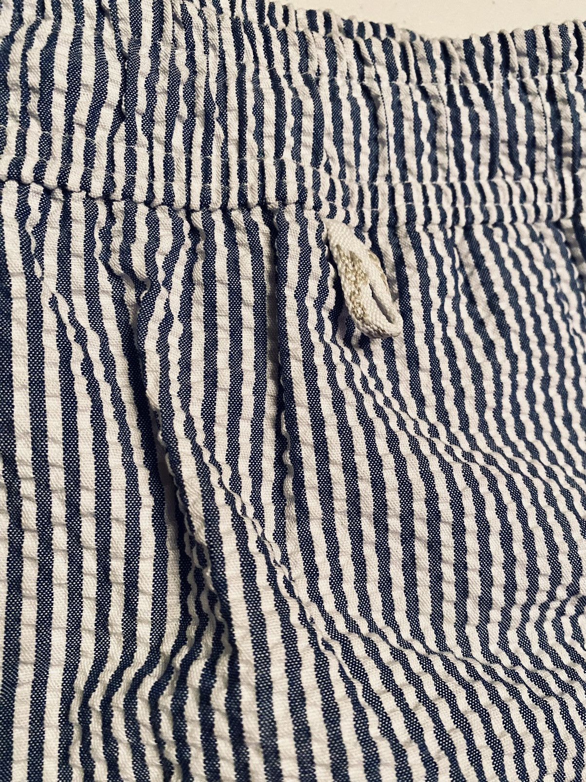 Loro Piana Loro Piana 🇮🇹 Blue Bay Striped Resort Pool Swim Trunks XL NWT Size US 38 / EU 54 - 9 Thumbnail