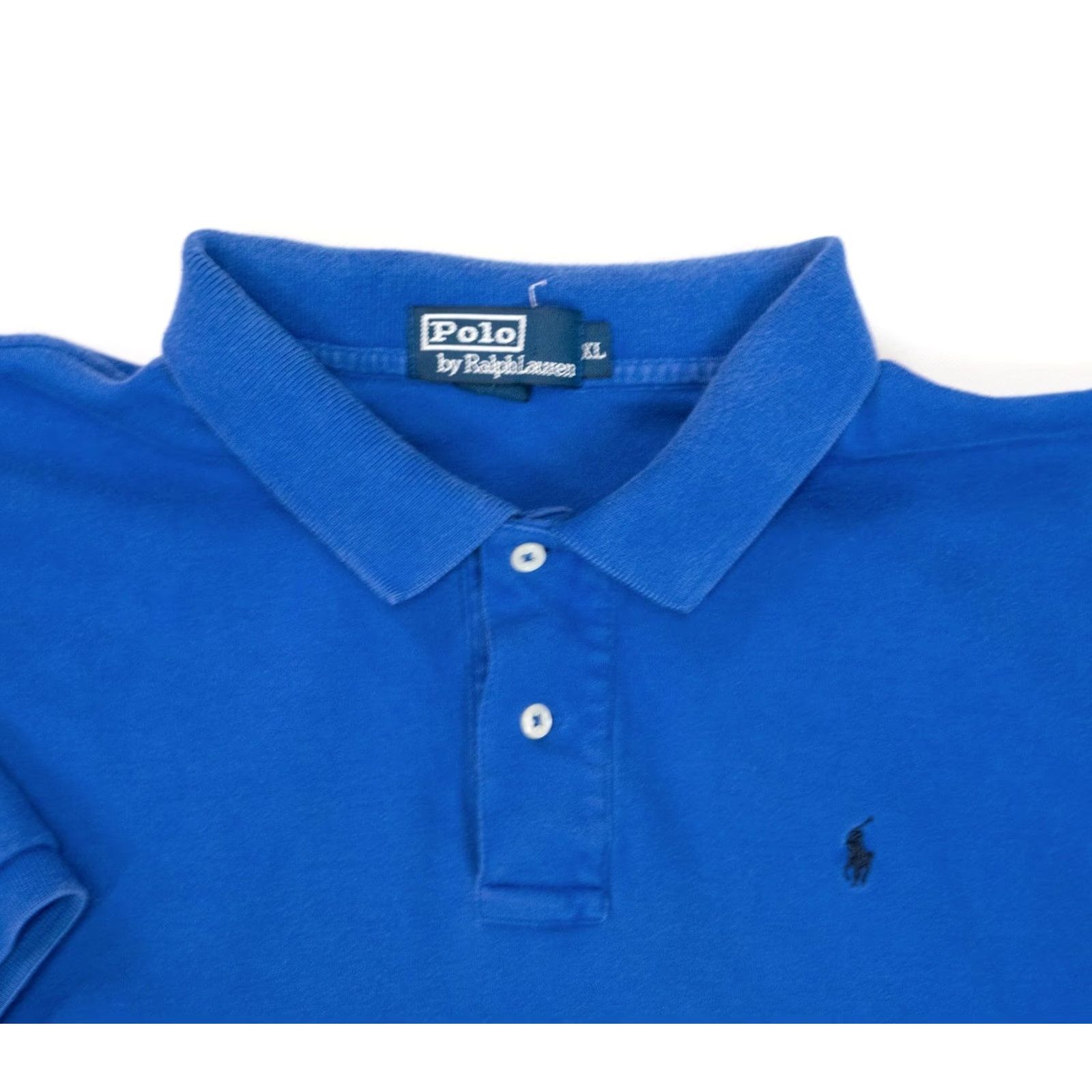 Polo Ralph Lauren VINTAGE Polo Ralph Lauren Shirt Mens XL Blue Pony Golf Casual 90s University Hip Hop Retro VTG Kanye Size US XL / EU 56 / 4 - 3 Thumbnail