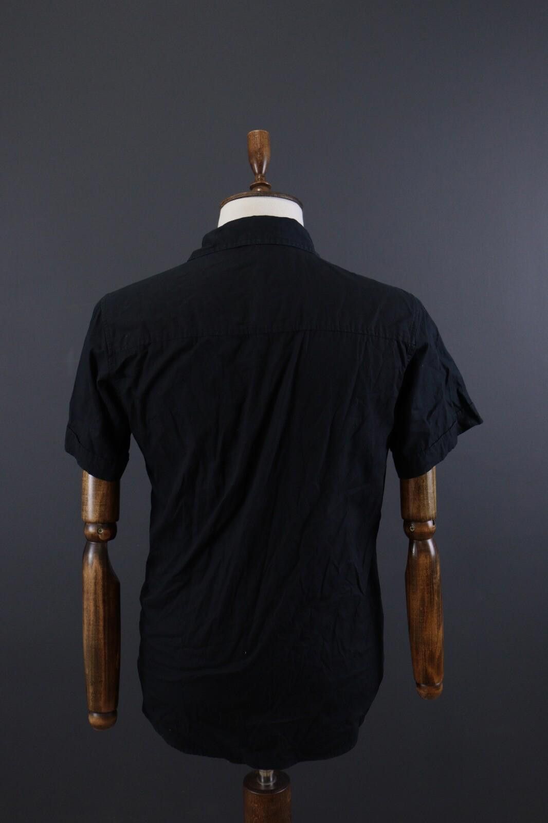 Desigual Desigual Black Abstract Button Down Shirt Size 16 / 41 / L Size US L / EU 52-54 / 3 - 7 Thumbnail