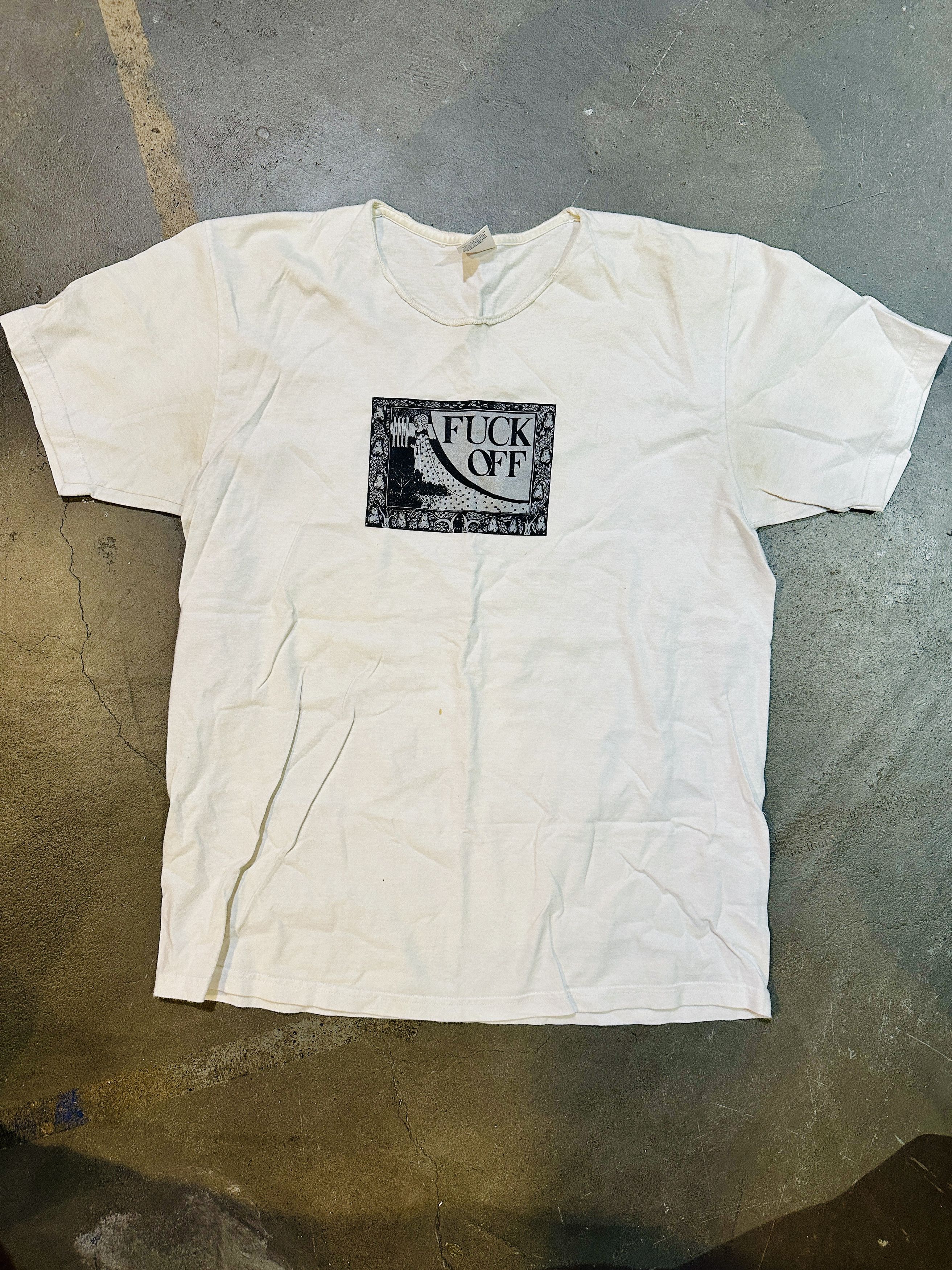 Supreme 2015 Supreme fuck off tee Size US XL / EU 56 / 4 - 1 Thumbnail