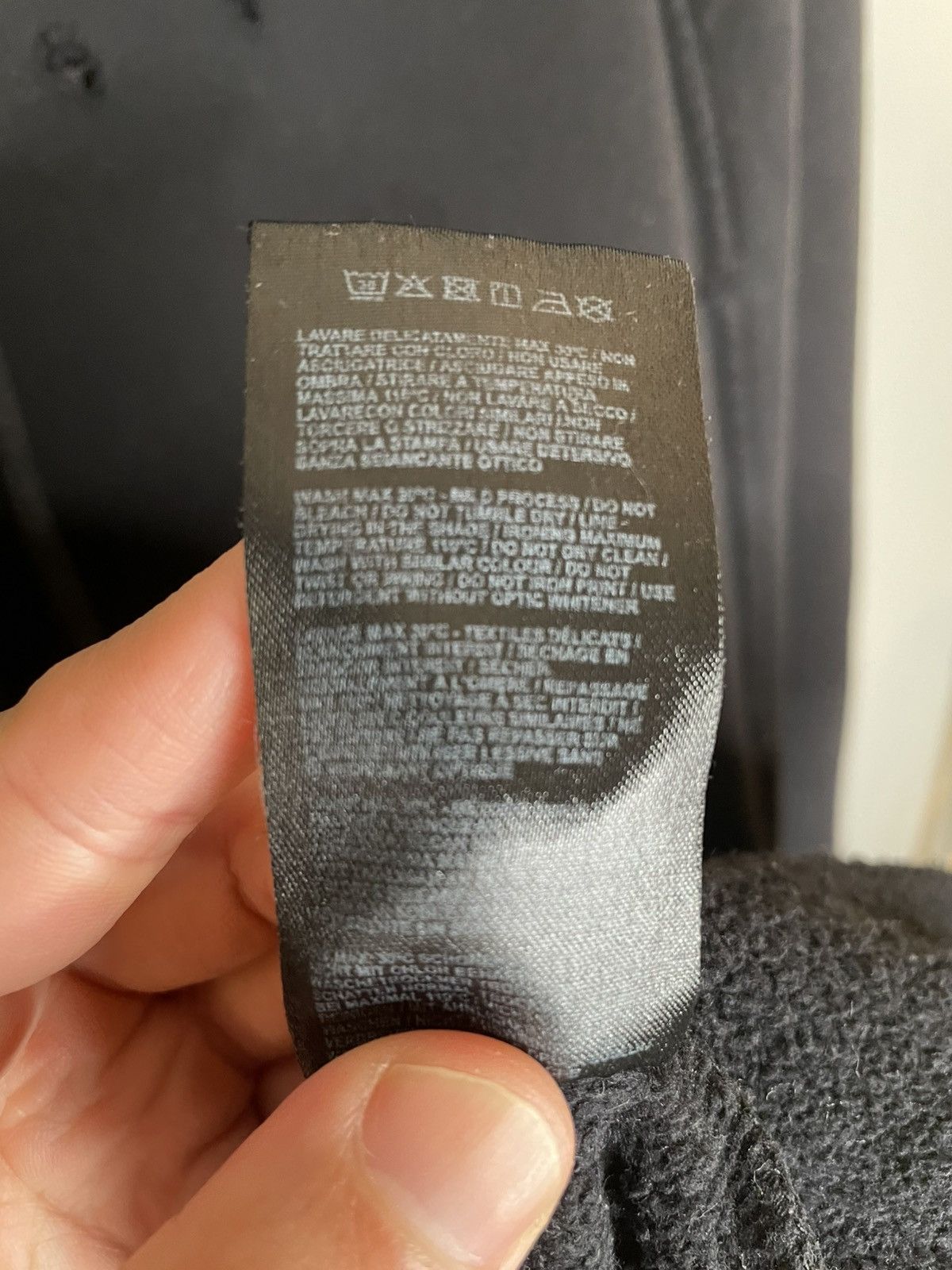 Raf Simons Solar Youth Oversized Large Pin Destroyed Hoodie