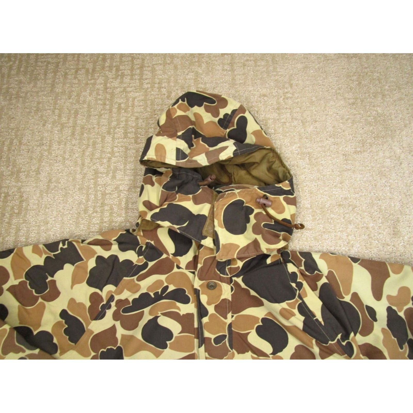 Skin VINTAGE Columbia Jacket Men L Brown Camouflage Hunting Waterproof USA Hoodie? Size US L / EU 52-54 / 3 - 3 Thumbnail