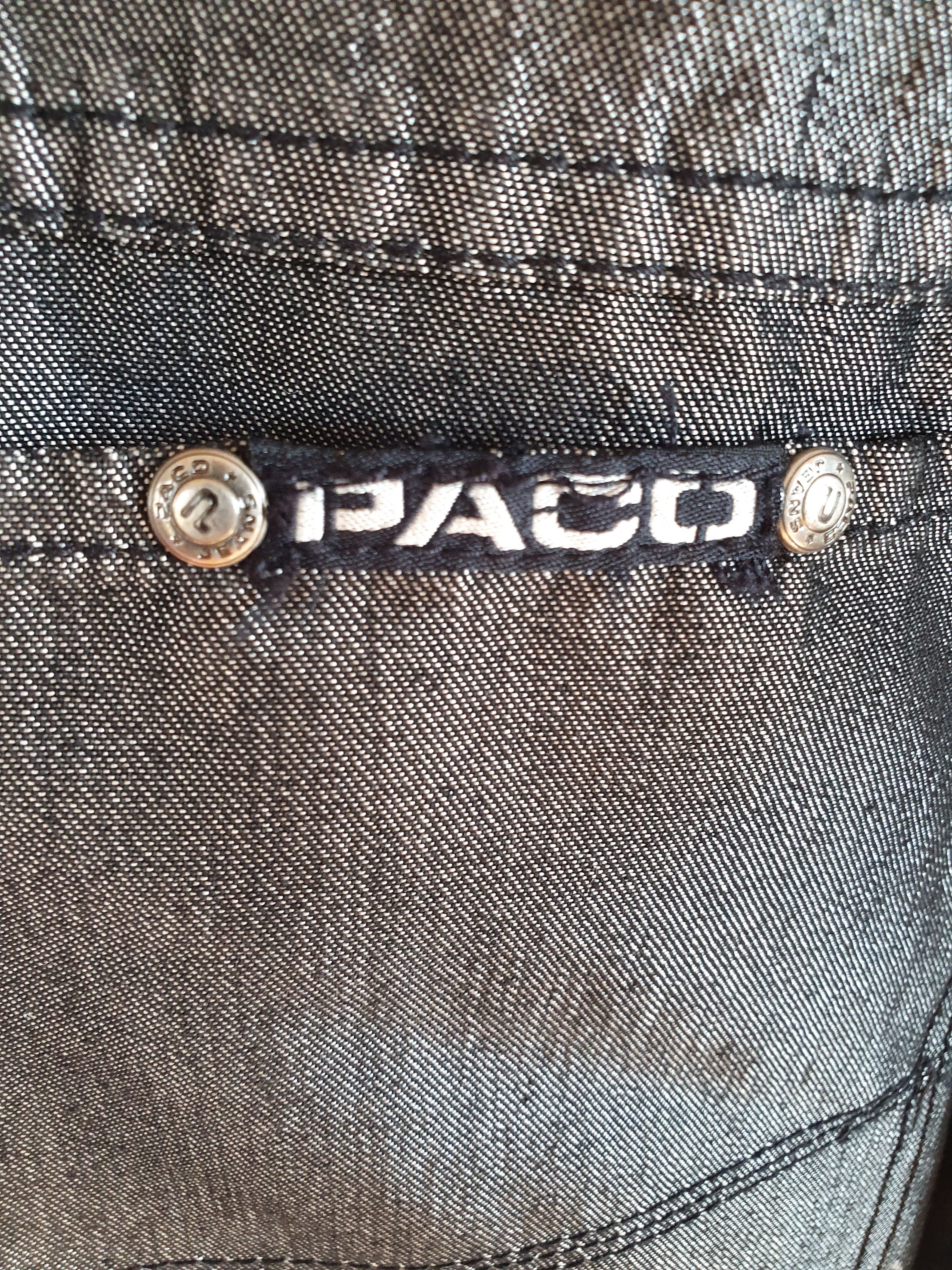 Vintage Pako Embroidered Silver Denim Jacket Vintage Y2K sz L Size US L / EU 52-54 / 3 - 9 Thumbnail