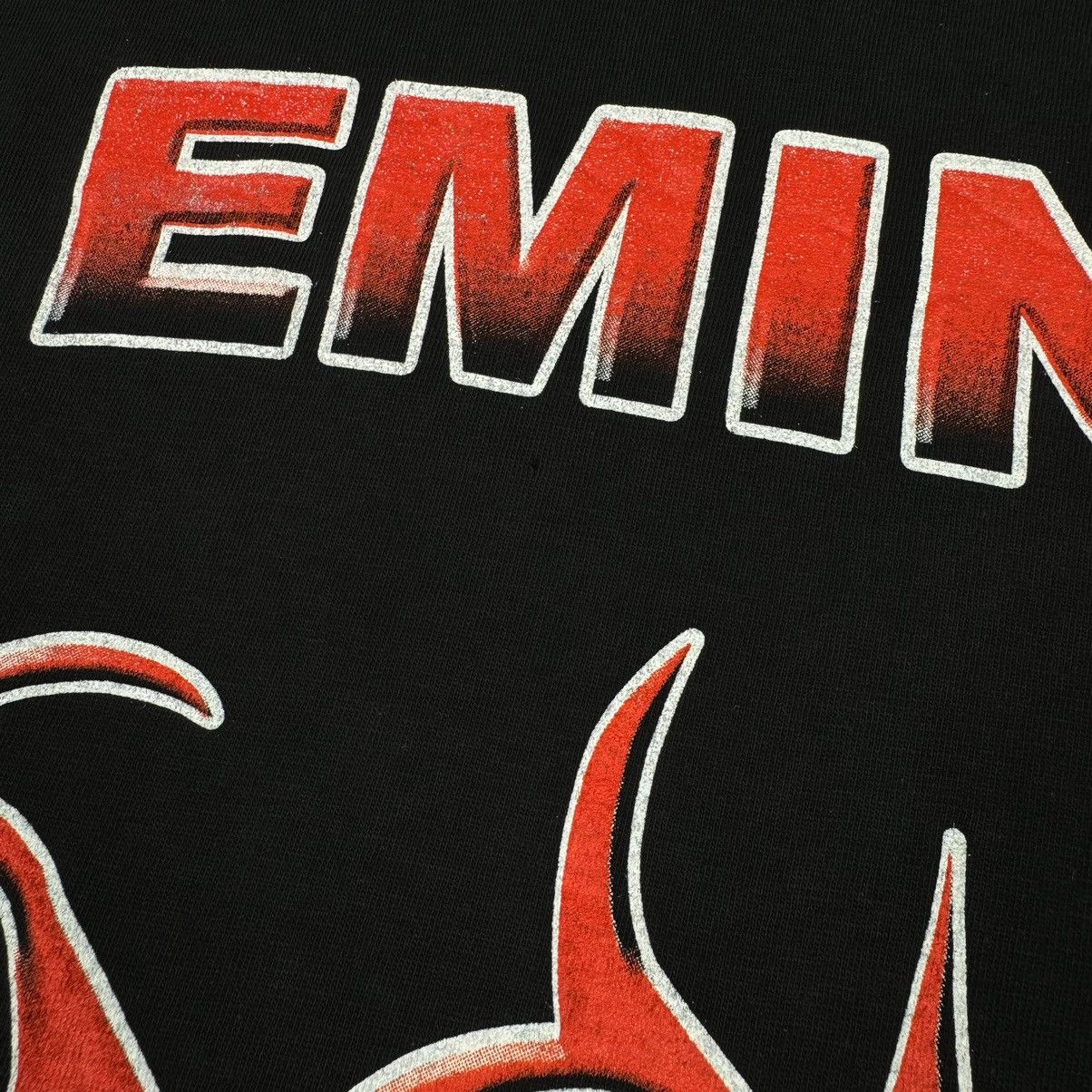 Rap Tees Vintage 90s Eminem Chainsaw Mask Rare Euro Rap T Shirt Size US L / EU 52-54 / 3 - 9 Thumbnail