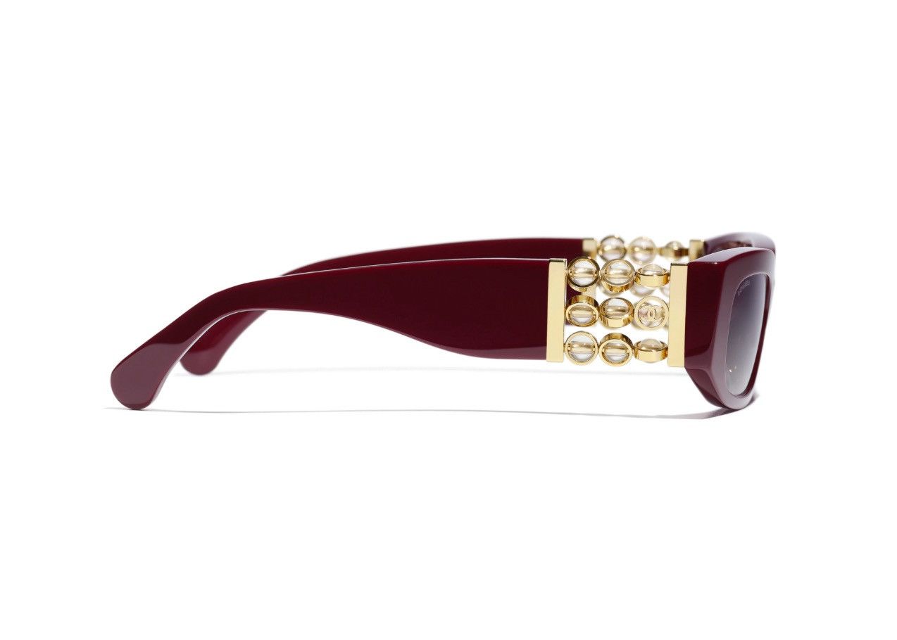 Chanel CHANEL RECTANGLE SUNGLASSES Size ONE SIZE - 2 Thumbnail