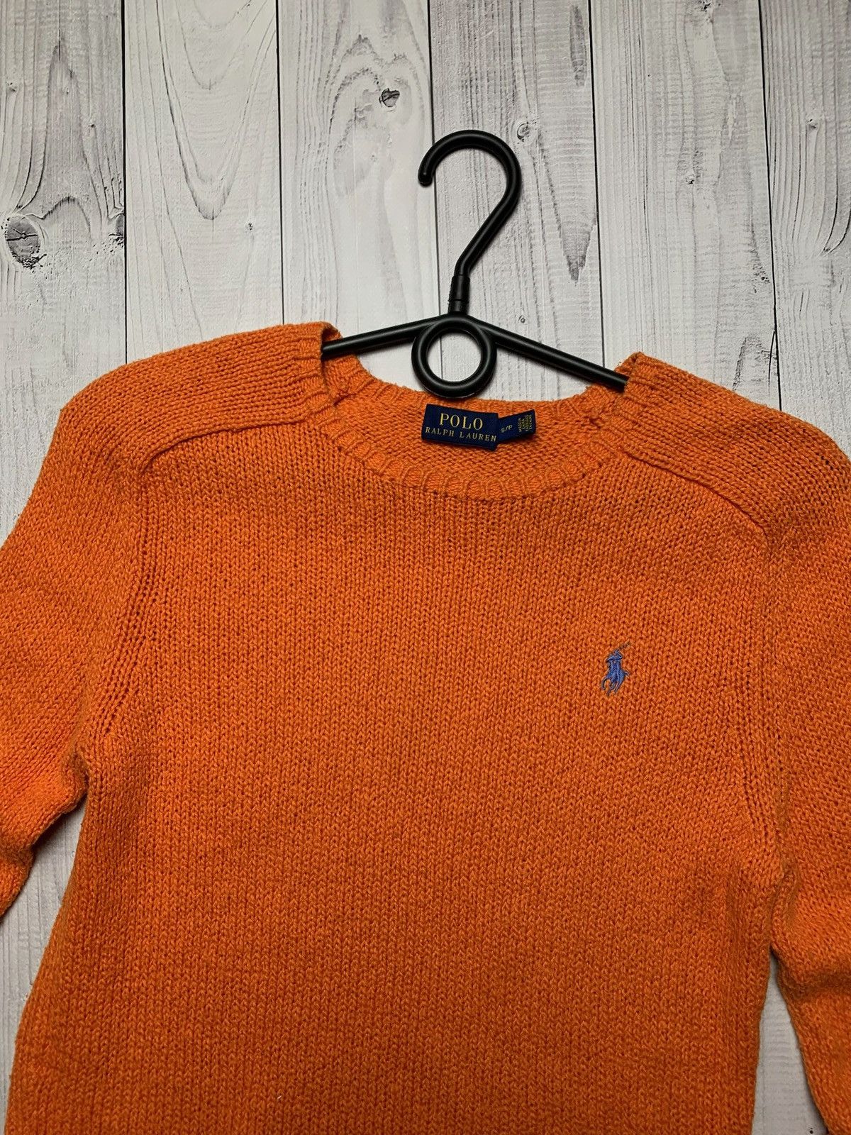 Polo Ralph Lauren × Vintage Vintage polo Ralph Lauren orange sweater Avant-garde Size S Size S / US 4 / IT 40 - 2 Thumbnail