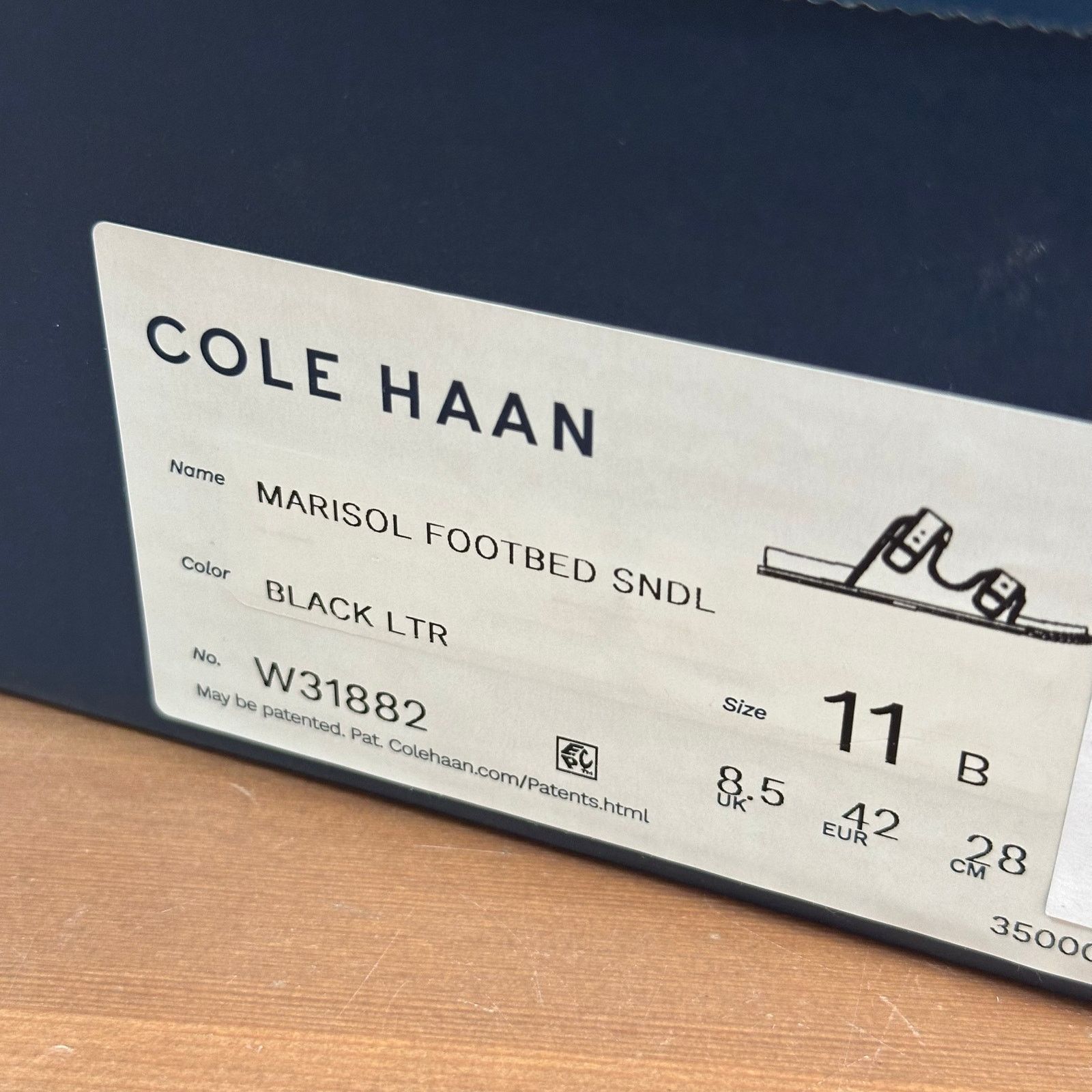Cole Haan Cole Haan Women's Marisol Footbed Sandals Leather Size 11 Size US 11 / IT 41 - 9 Thumbnail