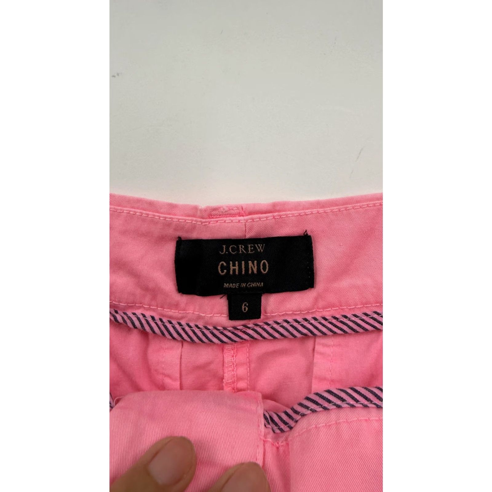 J.Crew J.Crew Shorts Womens 6 Pink Chino Stretch Classic Summer Casual Preppy Size 28" / US 6 / IT 42 - 2 Thumbnail