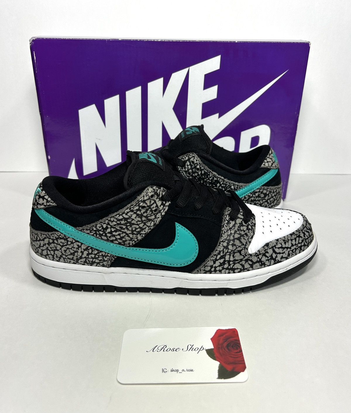 Nike × atmos Nike SB Dunk Low Pro ‘Atmos Elephant’ Shoes Size: 8 M Size US 8 / EU 41 - 1 Thumbnail
