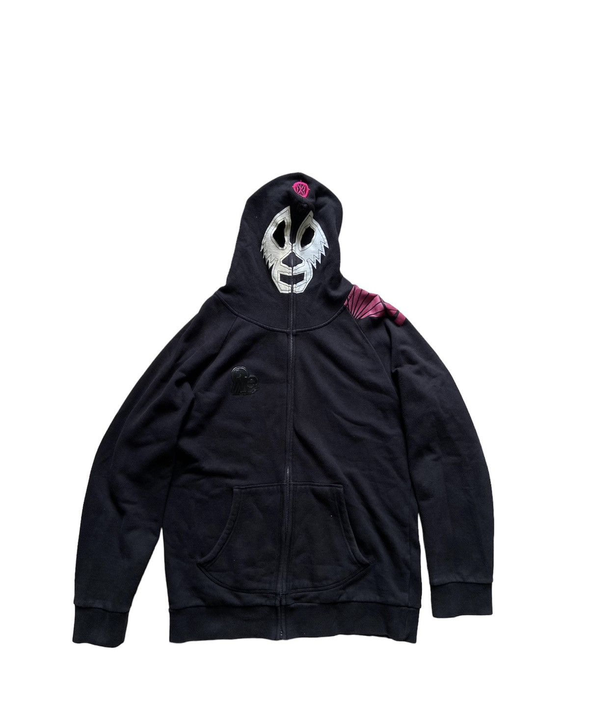 O'Neill × Vanson Leathers 2000’s oneill Skeleton Skull Facemask Hoodie Size US L / EU 52-54 / 3 - 1 Thumbnail