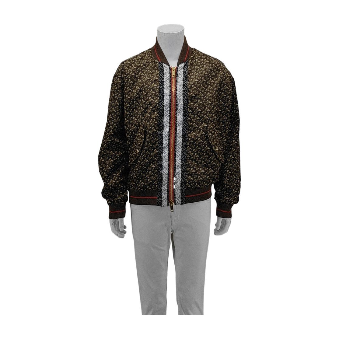 Burberry Burberry Monogram Print Bomber Jacket XL Size US L / EU 52-54 / 3 - 1 Thumbnail