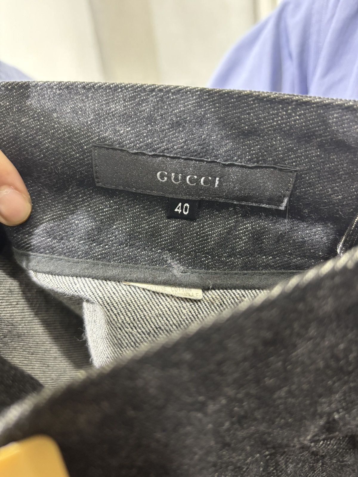 Gucci Gucci by Tom Ford S/S2002 denim pencil skirt Size 27" / US 4 / IT 40 - 10 Thumbnail