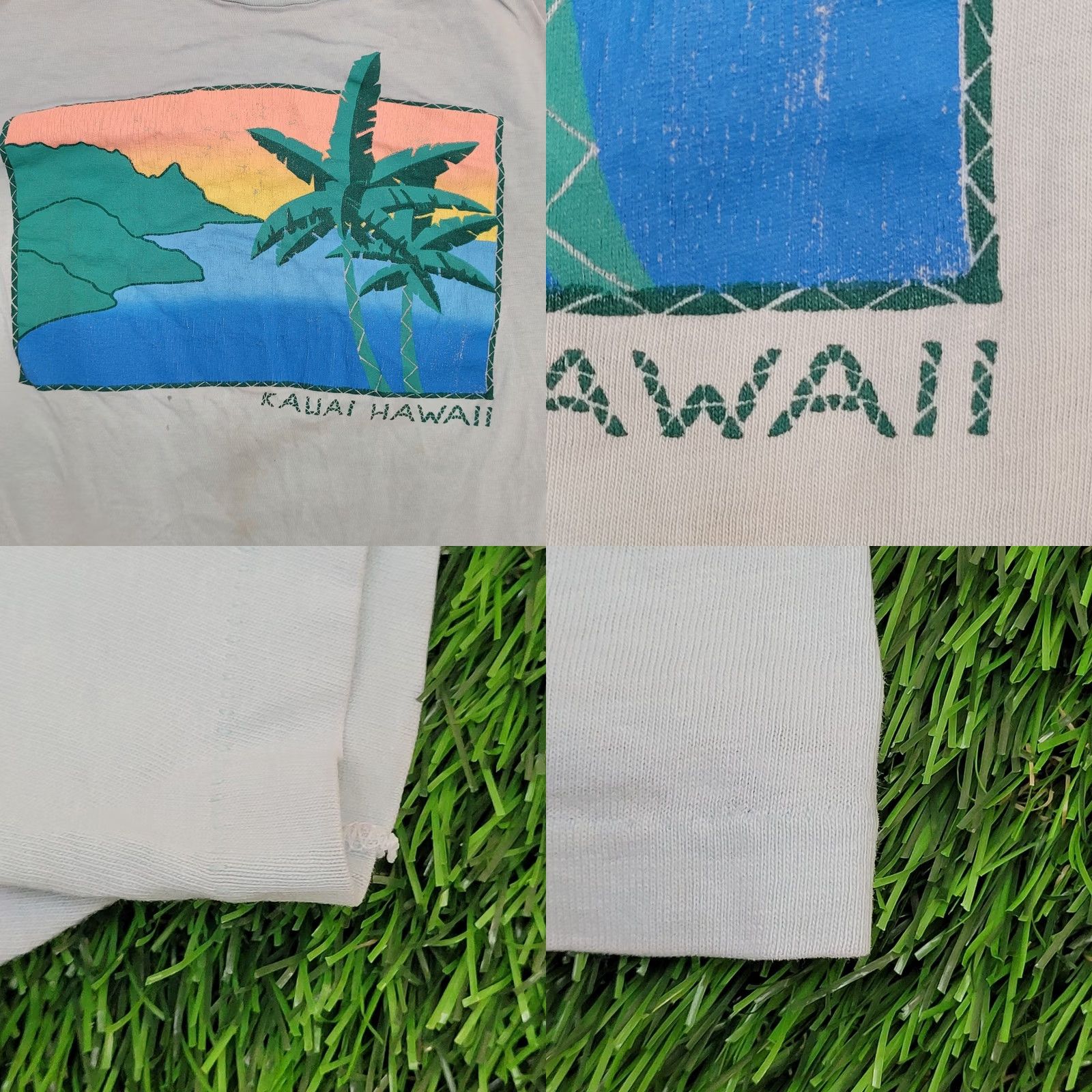 Hanes VINTAGE Hanes Shirt Womens S/M 18x22 Hawaii Hawaiian Beach Graphic Tee Blue 1990s M Ladies 90s Beach Hawaii Logo Casual Shirts Womens Size M / US 6-8 / IT 42-44 - 9 Thumbnail