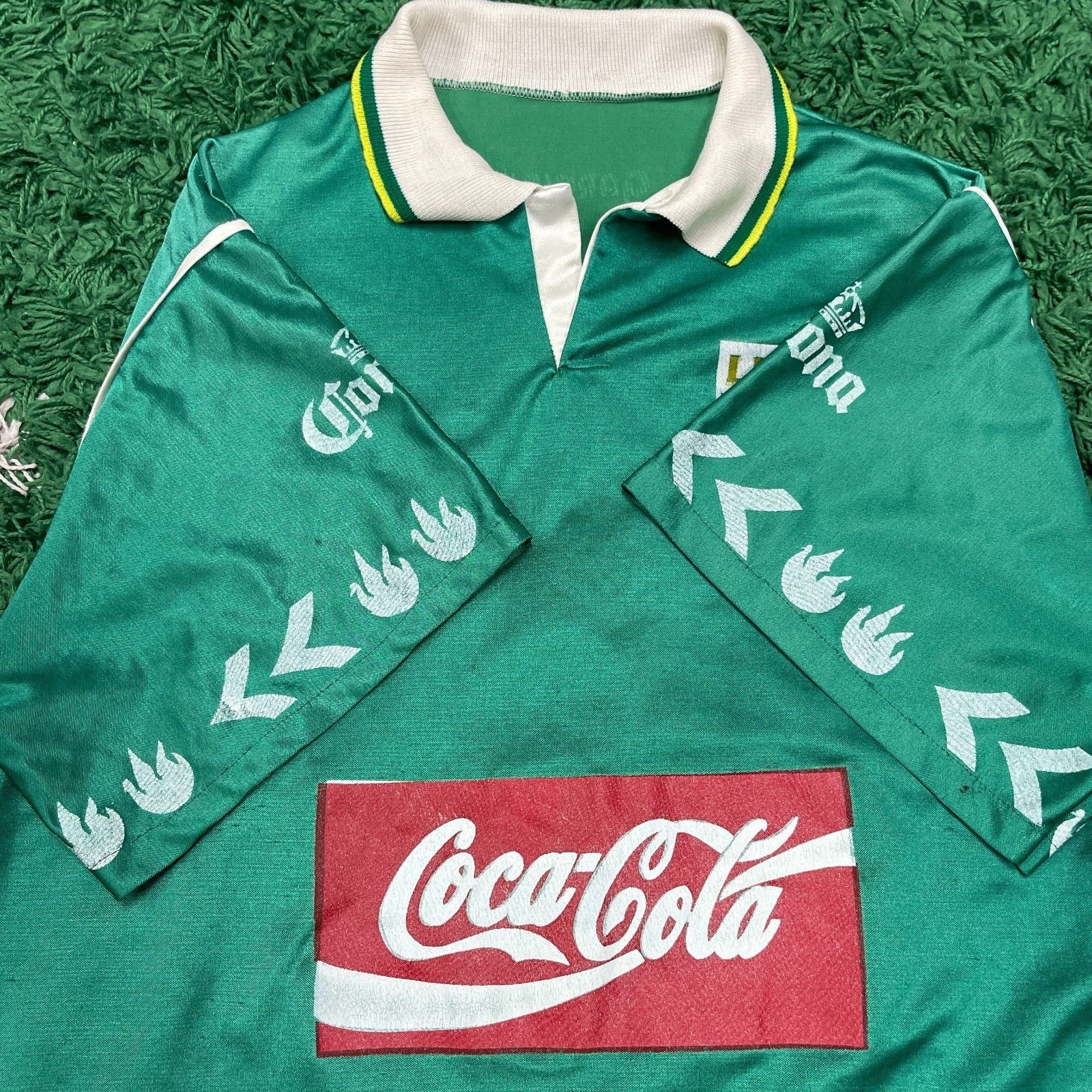 Vintage Vintage Cruzeiro Club León 1995/96 home soccer jersey green Size US L / EU 52-54 / 3 - 5 Thumbnail