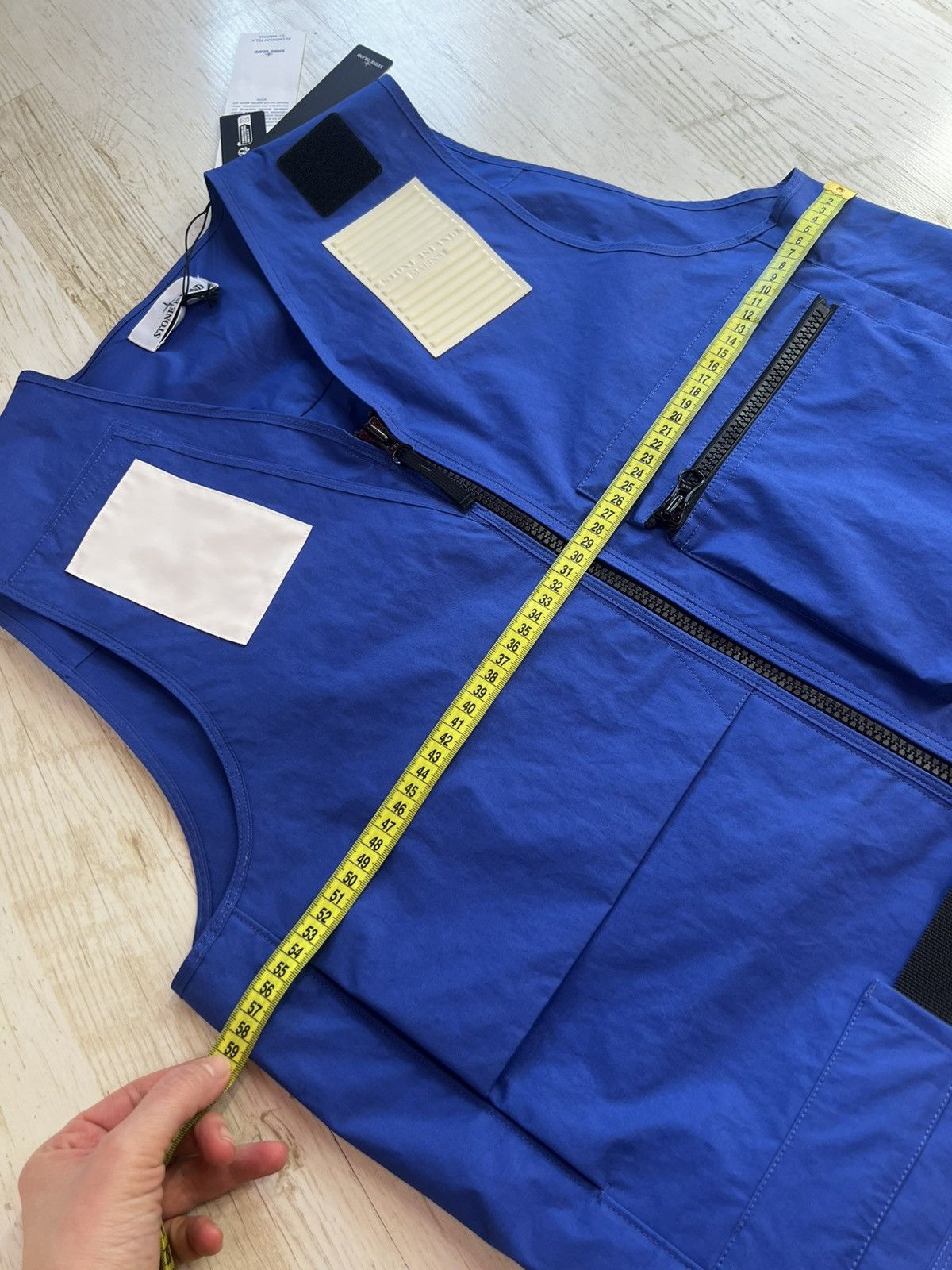 Stone Island Stone Island Marina Aluminium Tela Vest Size M Cotton New Size US M / EU 48-50 / 2 - 13 Thumbnail