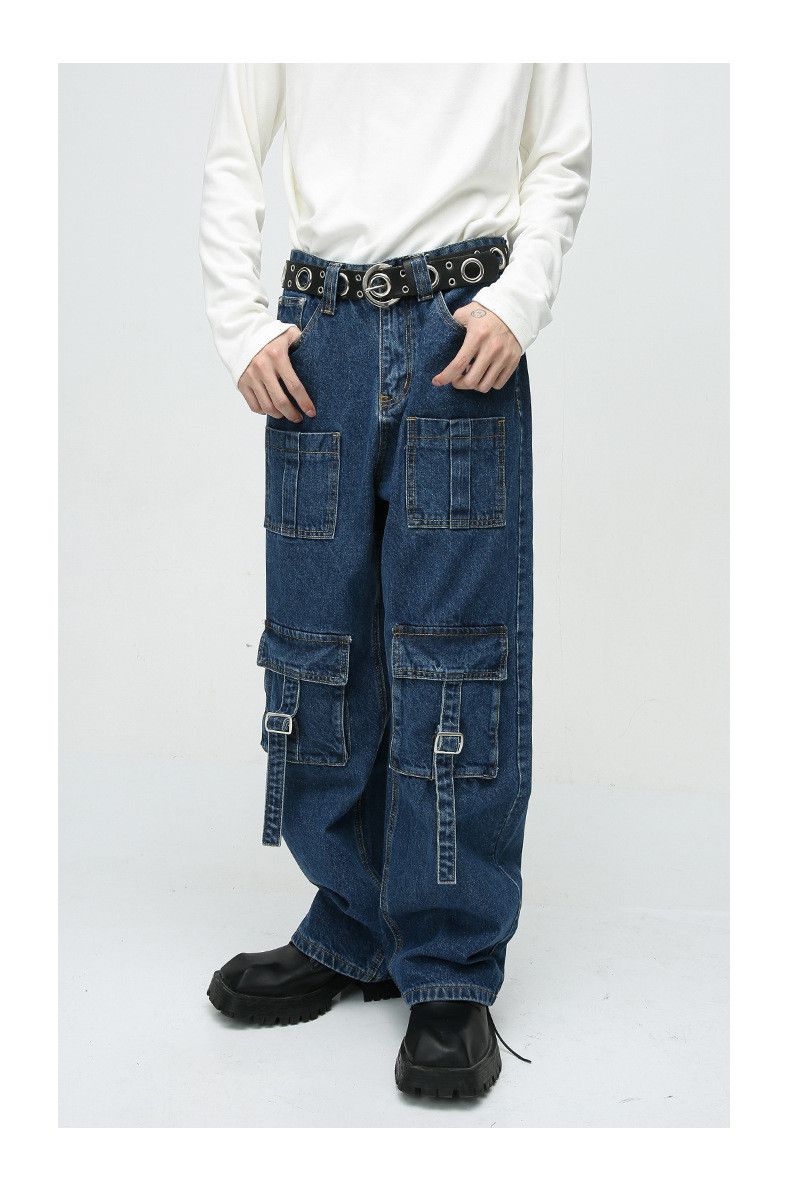 Japanese Brand × Jean Multi Pocket Patchwork Jeans Size US 31 - 3 Thumbnail