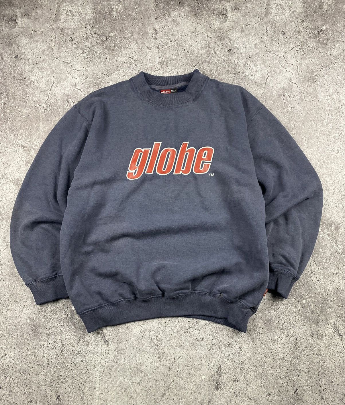 Globe × Vintage Vintage Globe Skateboarding Denim Oversized Sweatshirt Size US M / EU 48-50 / 2 - 1 Thumbnail
