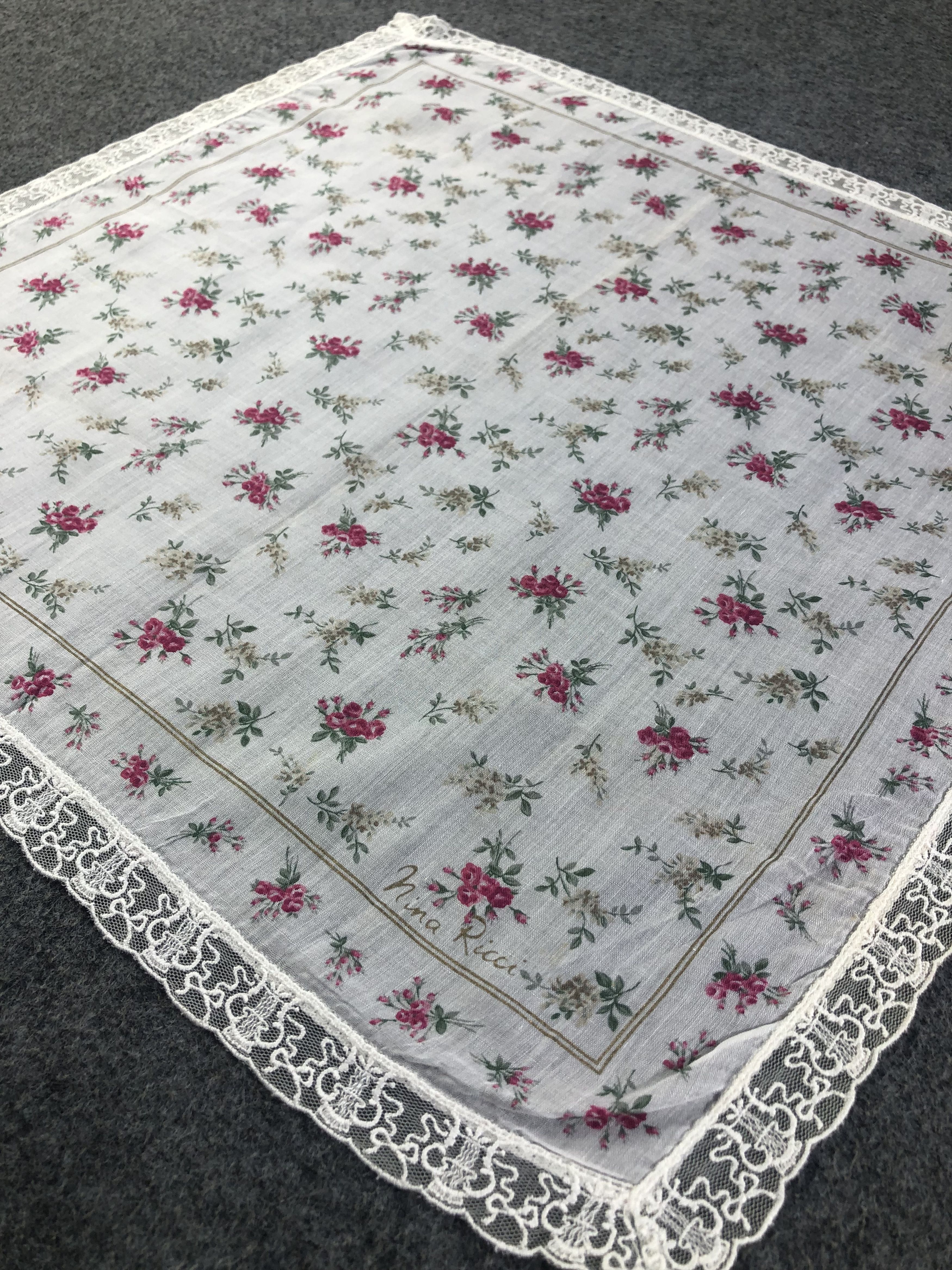 Nina Ricci × Vintage Nina Ricci Handkerchief / Bandana / Neckerchief Size ONE SIZE - 4 Thumbnail