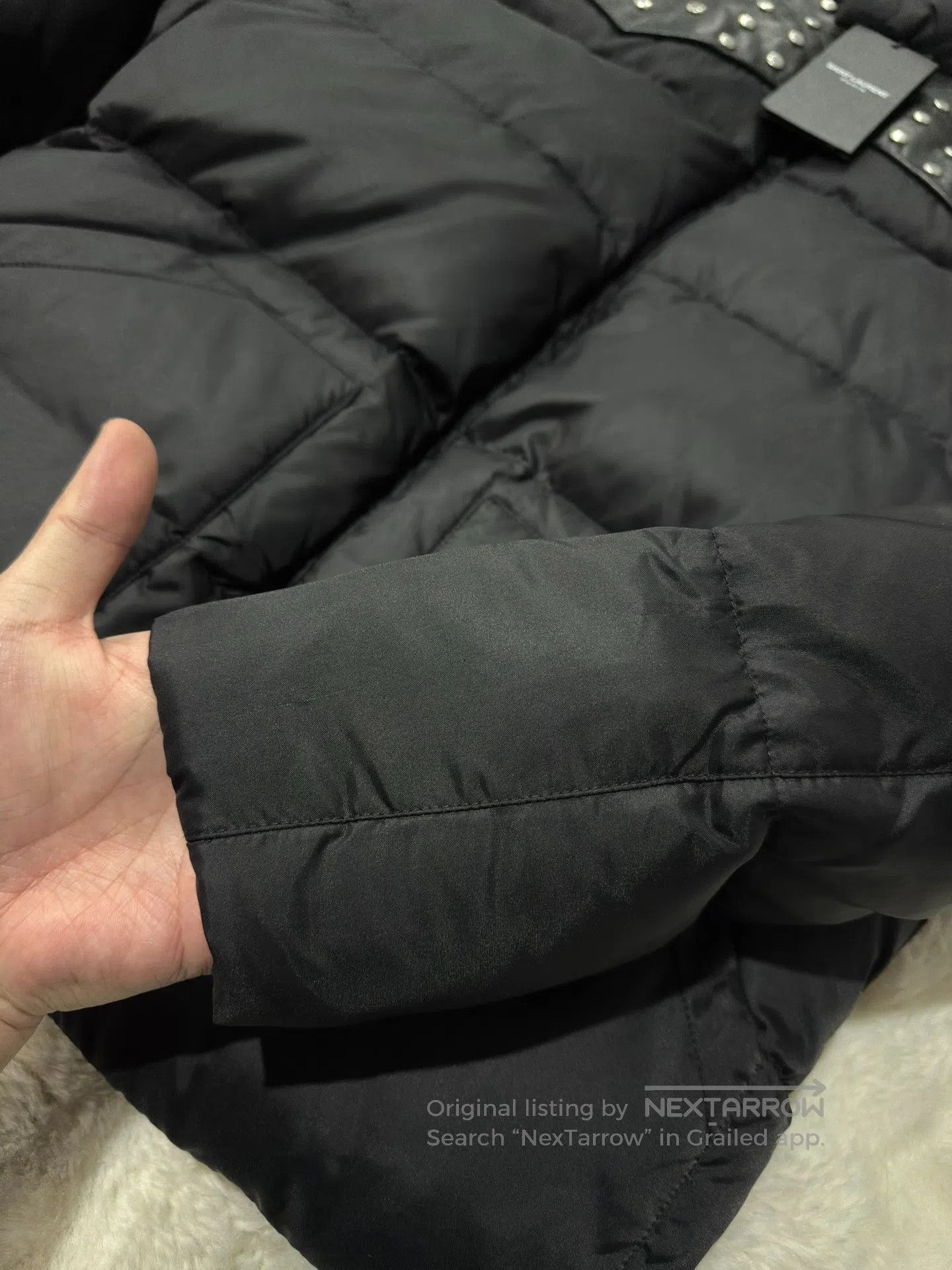 Saint Laurent Paris Saint Laurent Paris Studded Leather Padded Jacket| Size US M / EU 48-50 / 2 - 8 Thumbnail