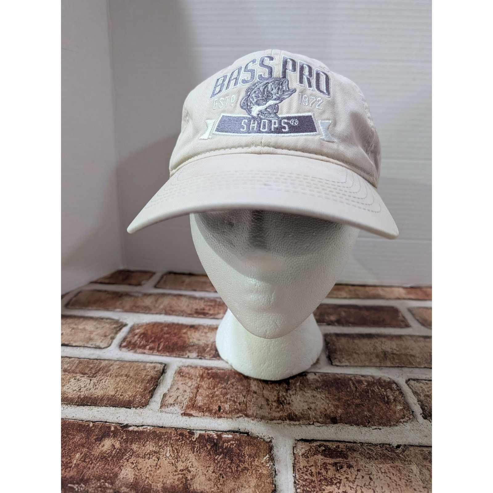 Bass Pro Shops Bass Pro Shops Hat Cap Strap Embroidered Patch Logo Fishing Size ONE SIZE - 1 Thumbnail