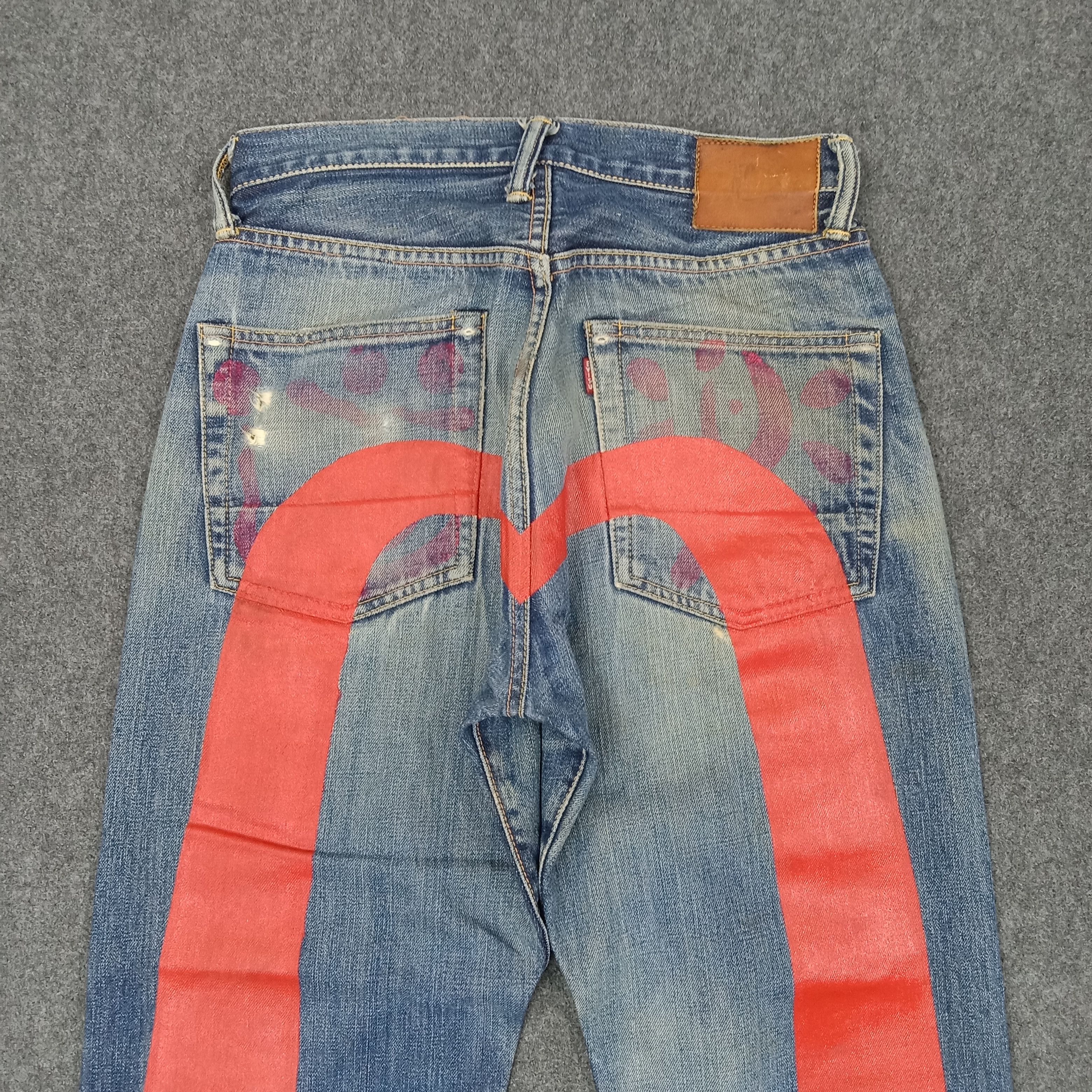 Evisu Evisu Japanese Brand Daicock Custom Selvedge Jeans Size US 27 - 2 Thumbnail