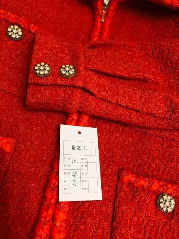 Chanel Chanel Autumn and winter snow series red 4-pocket jacket Size XS / US 0-2 / IT 36-38 - 8 Thumbnail