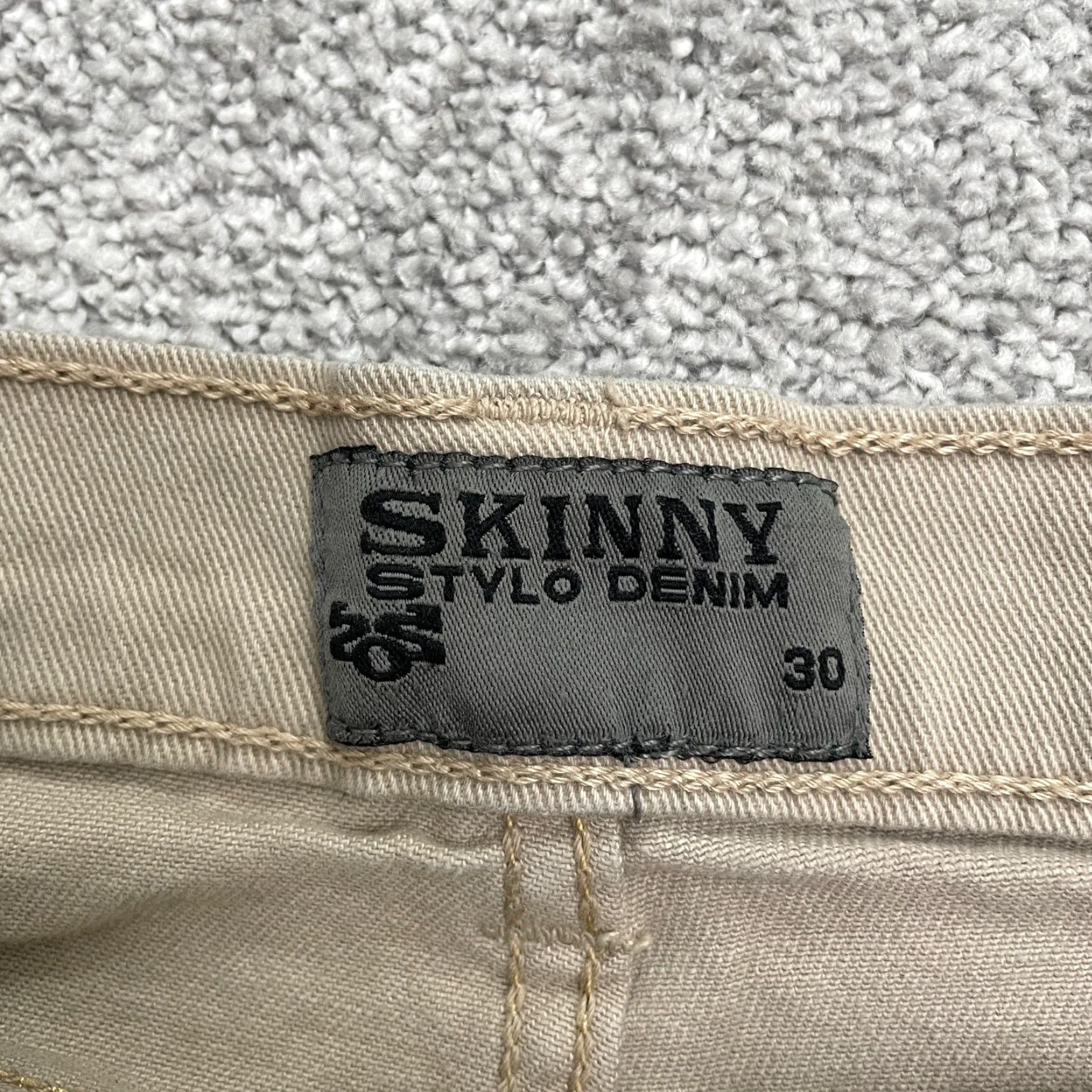 Denime Stylo 205 Skinny Denim Jeans Womens 30 Brown Mid Rise Stretch Casual 28x29.5 Size 30" / US 8 / IT 44 - 7 Thumbnail
