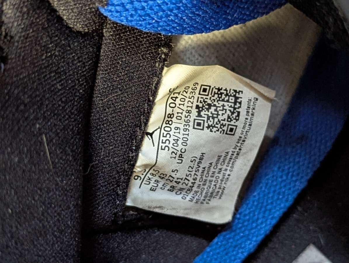 Jordan Brand Jordan 1 royal toe Size US 9.5 / EU 42-43 - 8 Thumbnail