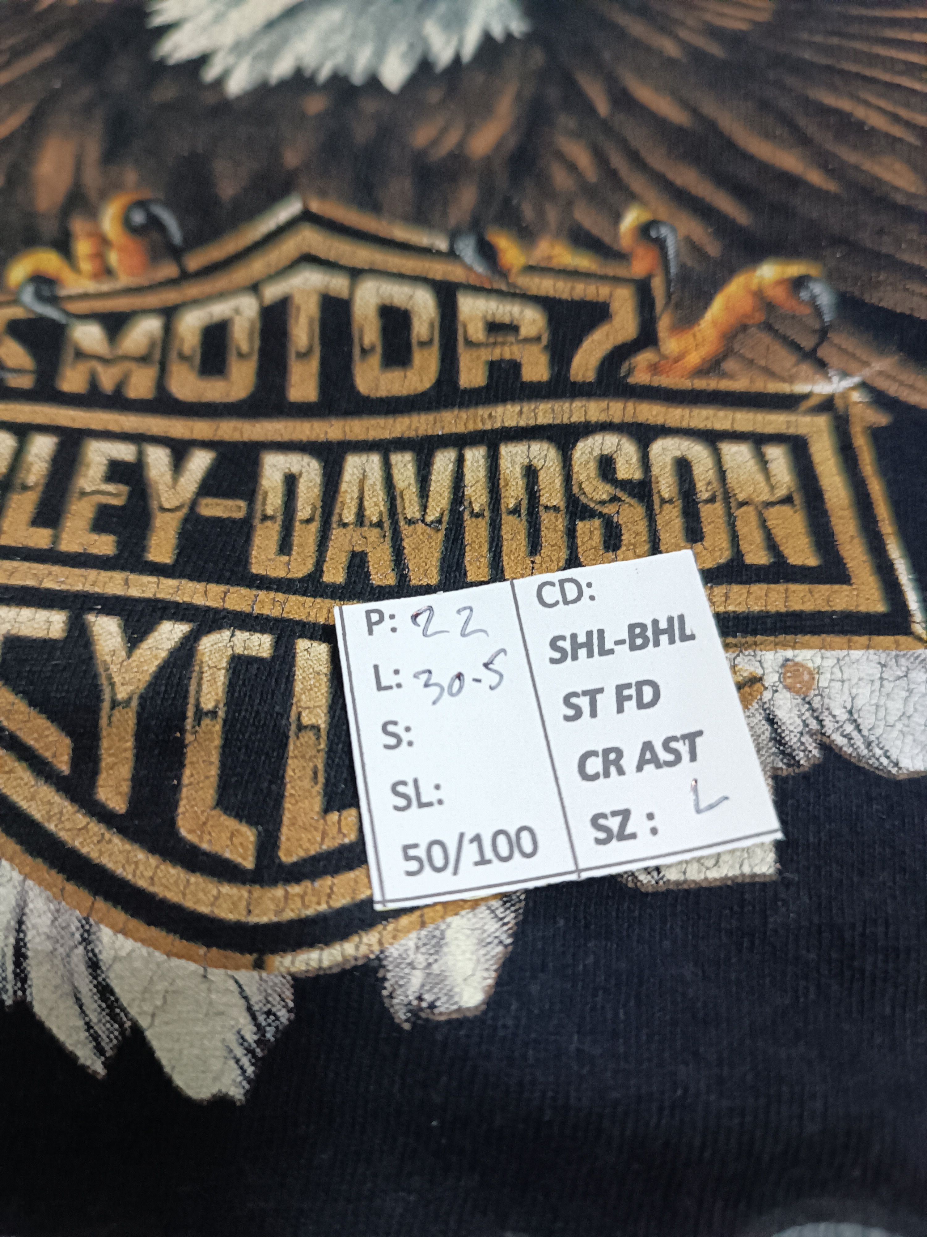 Harley Davidson VINTAGE '11 HARLEY DAVIDSON CLASSIC EAGLE AMERICAN CHOPPER Size US L / EU 52-54 / 3 - 16 Thumbnail
