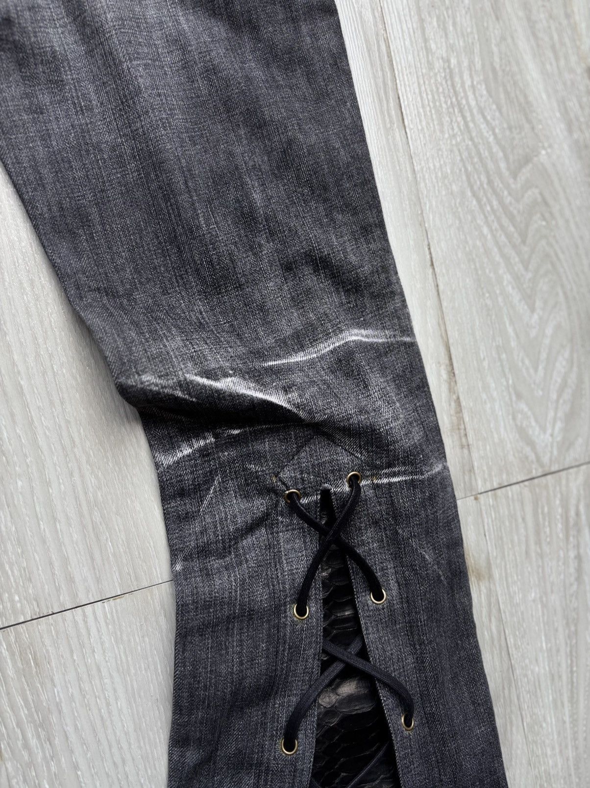 BUFFALO BOBS BUFFALO lace-up flare jeans Size US 27 - 12 Thumbnail