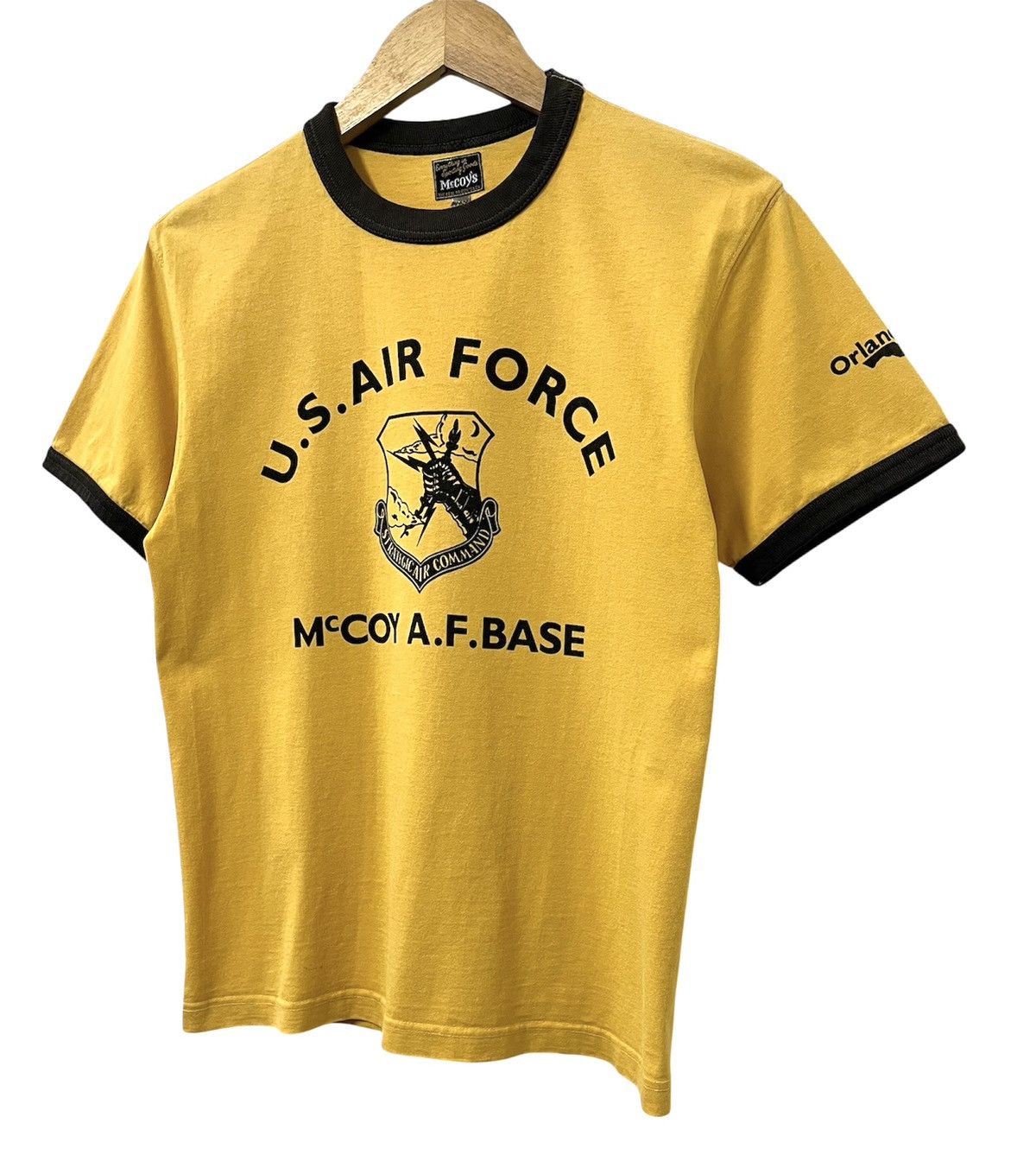 The Real McCoy's THE REAL MCCOY'S US AIR FORCE MCCOY AF BASE RINGER TSHIRT Size US M / EU 48-50 / 2 - 4 Thumbnail