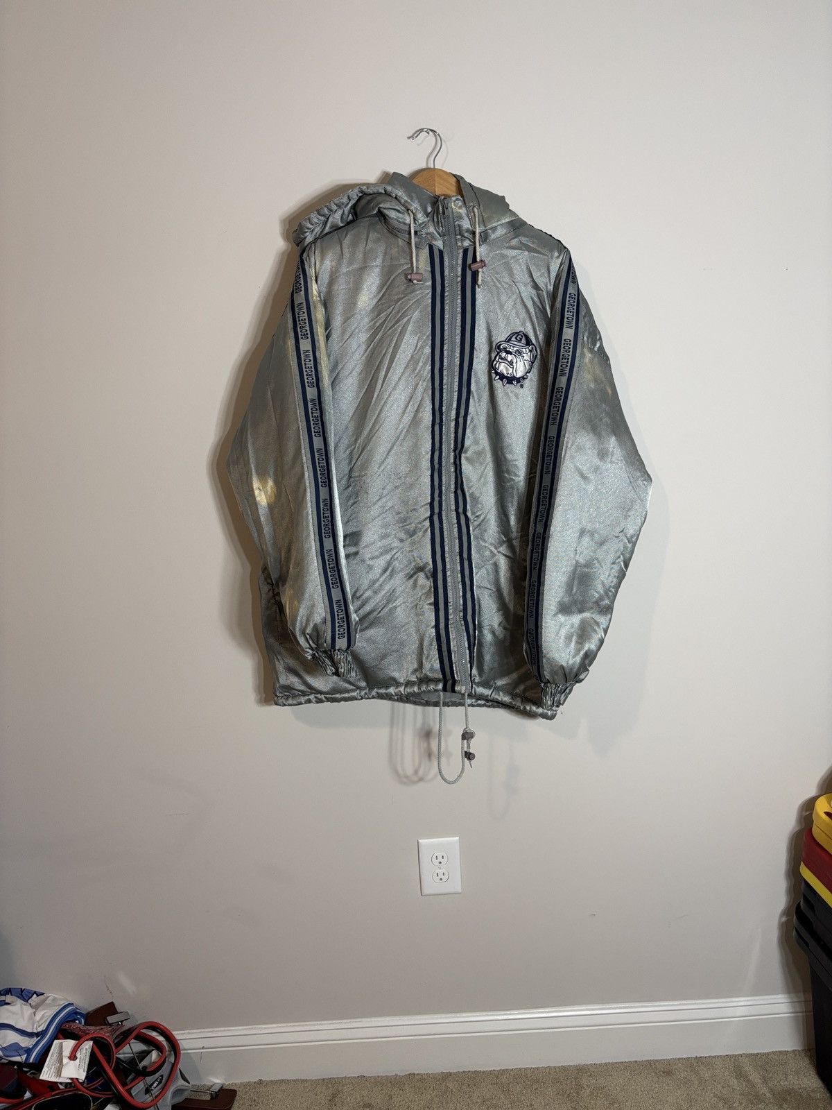 Vintage Vintage Tank Performance Sportswear Georgetown Hoyas Jacket Size US XXL / EU 58 / 5 - 1 Thumbnail
