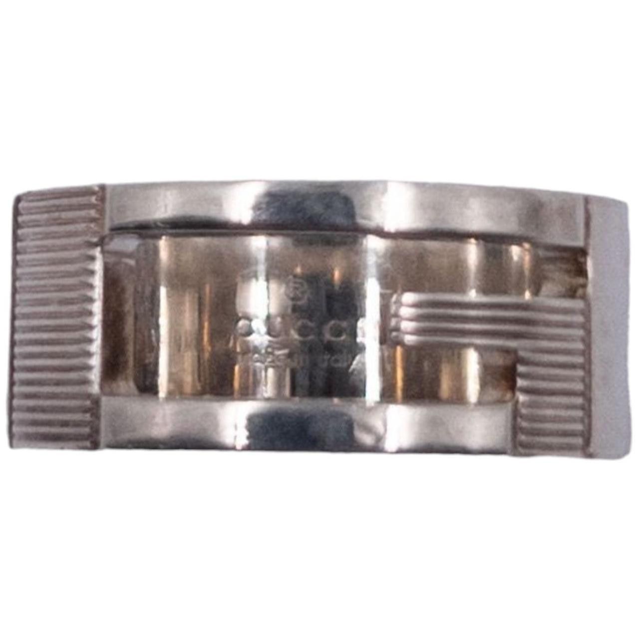 Gucci Vintage Gucci Silver Ring Size ONE SIZE - 2 Thumbnail