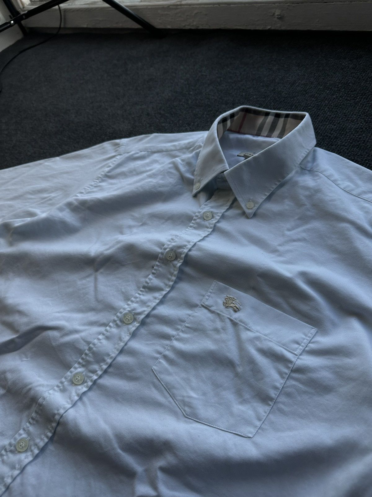 Burberry BURBERRY 🚨 MEN BUTTON UP SHIRT LUXURY NOVA CHECK Size US XL / EU 56 / 4 - 6 Thumbnail