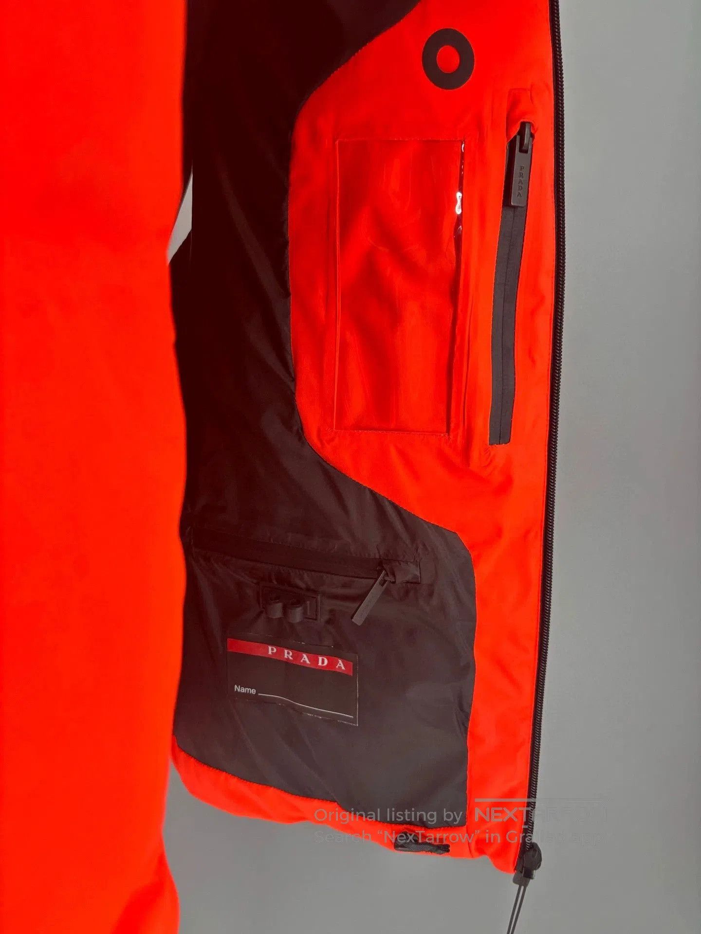 Prada prada men's down vest in bright orange. Size US M / EU 48-50 / 2 - 4 Thumbnail