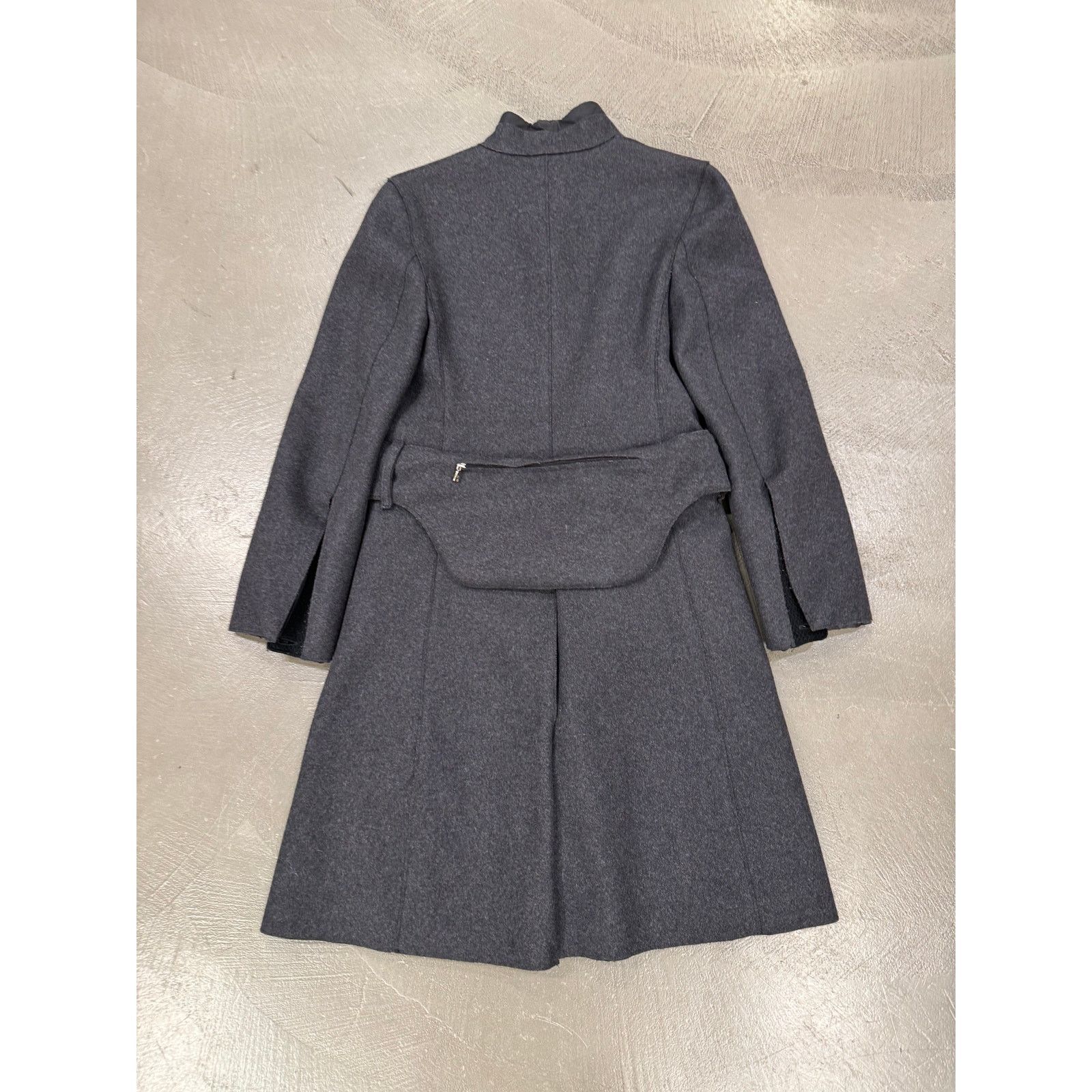 Prada 1999 Prada belted technical cargo pockets wool coat Size S / US 4 / IT 40 - 2 Thumbnail