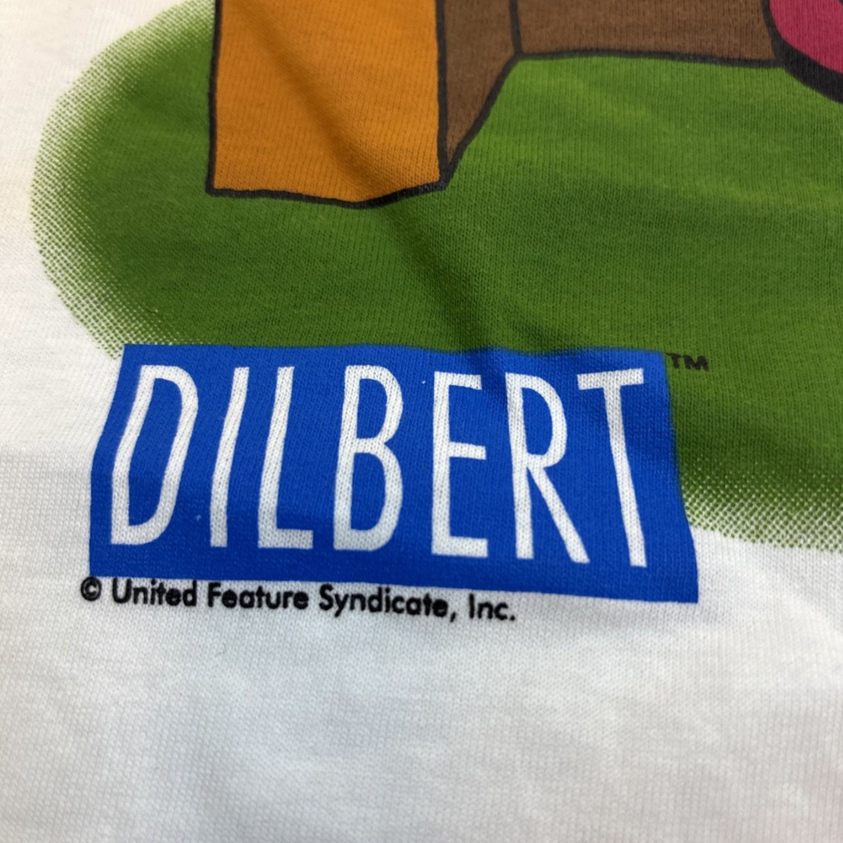 Vintage Power Pro Dilbert Graphic T Shirt Men’s L White You’re On My List NWT Mens T-Shirt Dilbert Cartoon Funny Comics Size US L / EU 52-54 / 3 - 4 Thumbnail