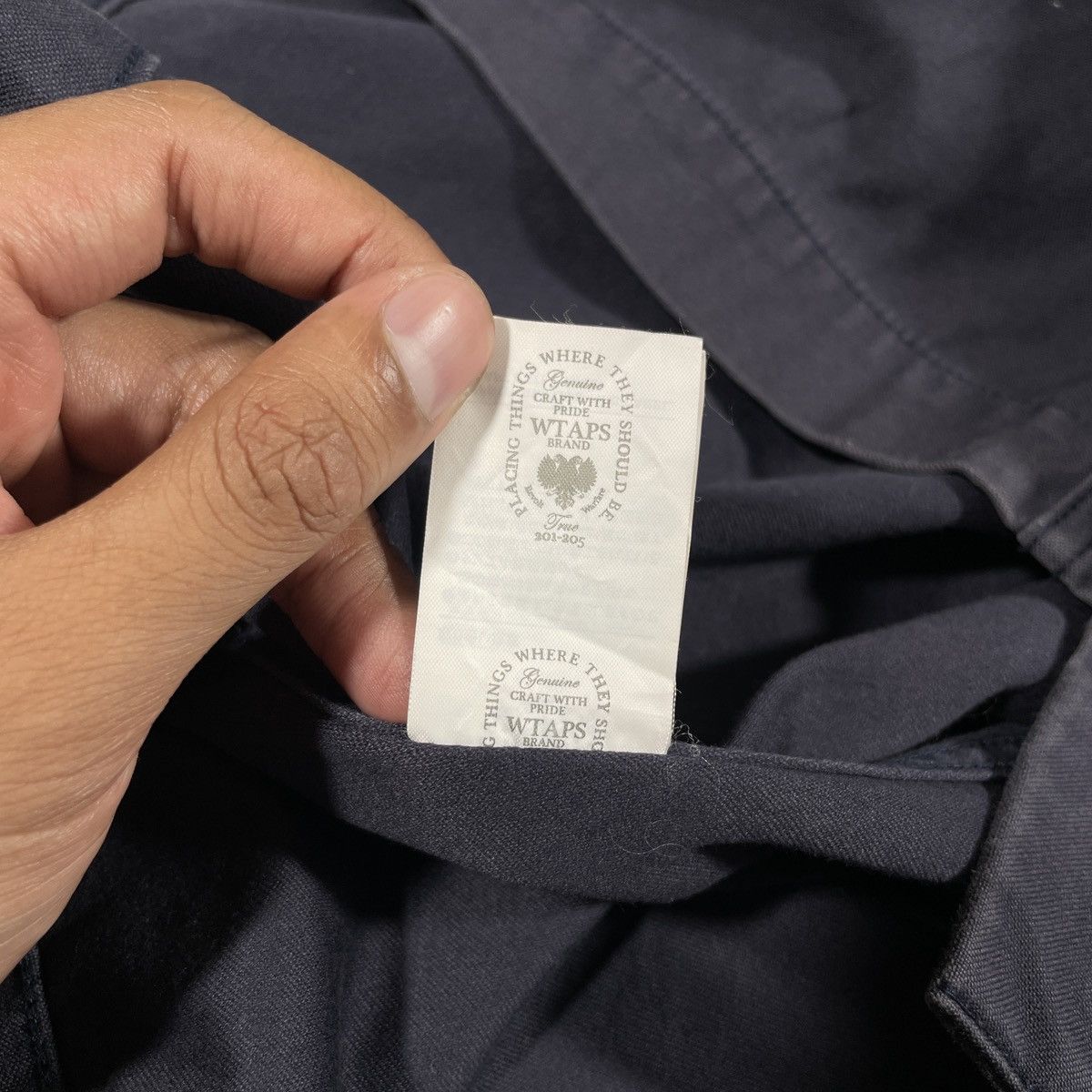 Wtaps WTAPS BUDS L/S SHIRT COTTON SATIN 2015 XRAY | Grailed
