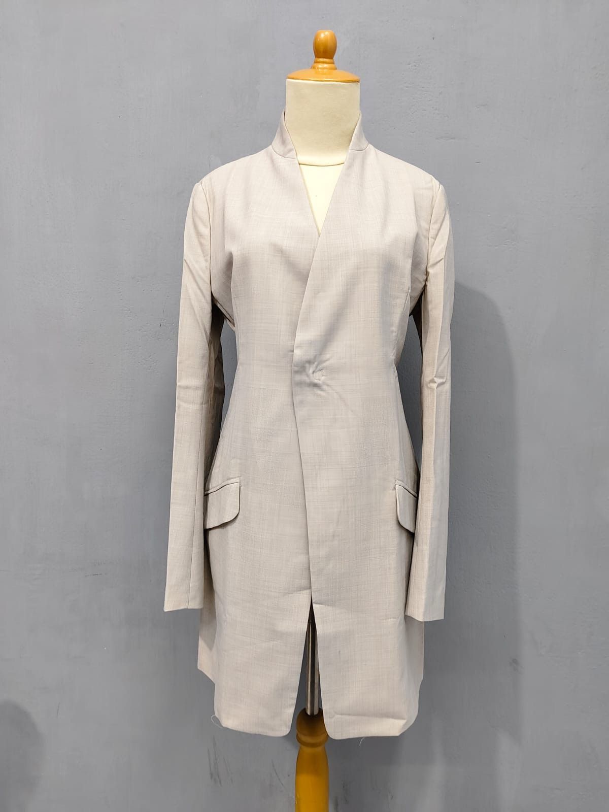 Yohji Yamamoto Y's by Yohji Yamamoto Minimalist Collarless Duster Coat Size M / US 6-8 / IT 42-44 - 2 Thumbnail